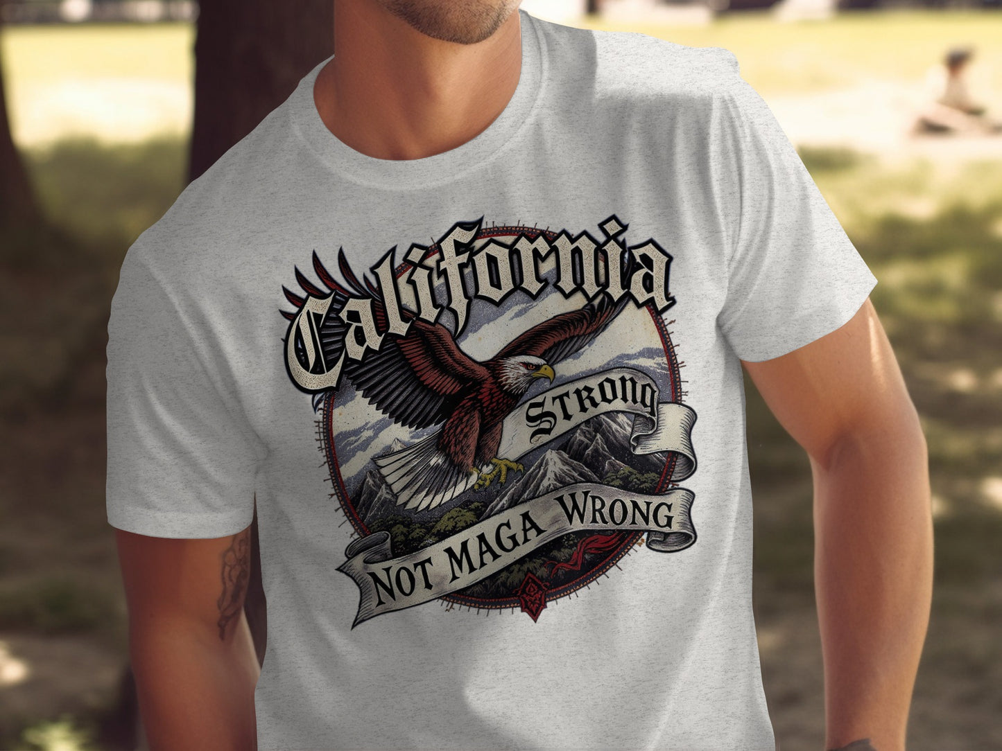 California Strong Not Maga Wrong T-shirt product type