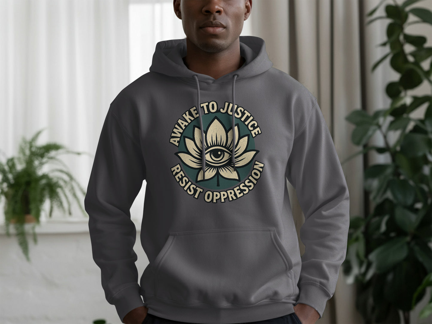Awake to Justice Resist Oppression Hoodie product type