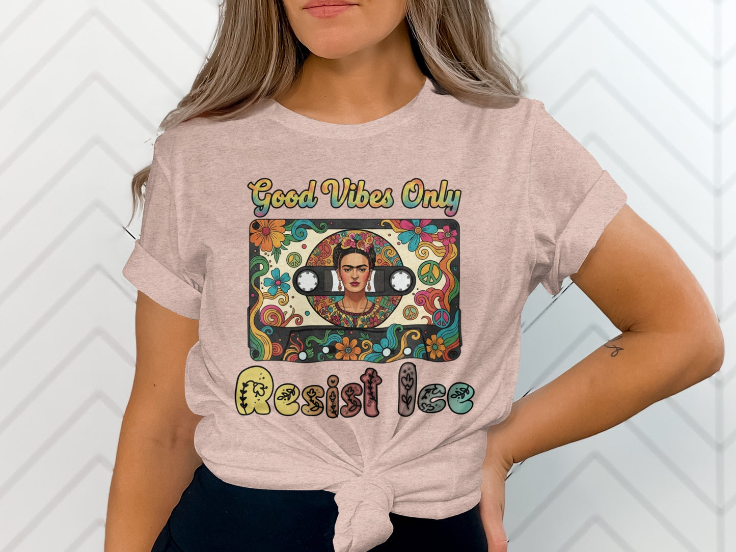 Good Vibes Only Resist Tee for Casual Wear product type