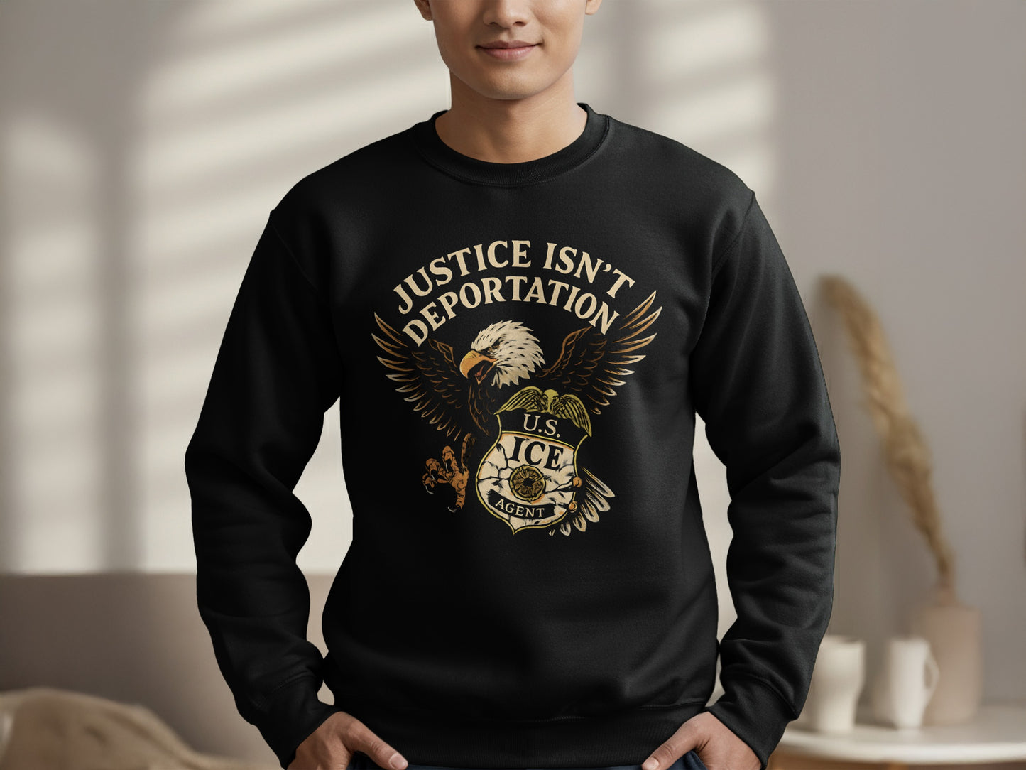 Justice Isn't Deportation U.S. ICE Agent product