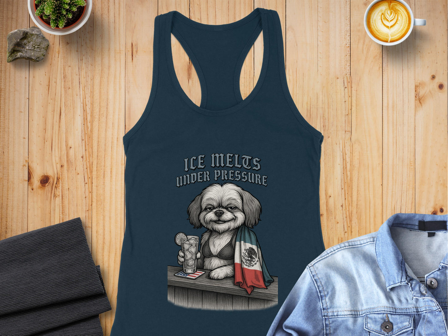 Ice Melts Under Pressure Dog Tank Top Product