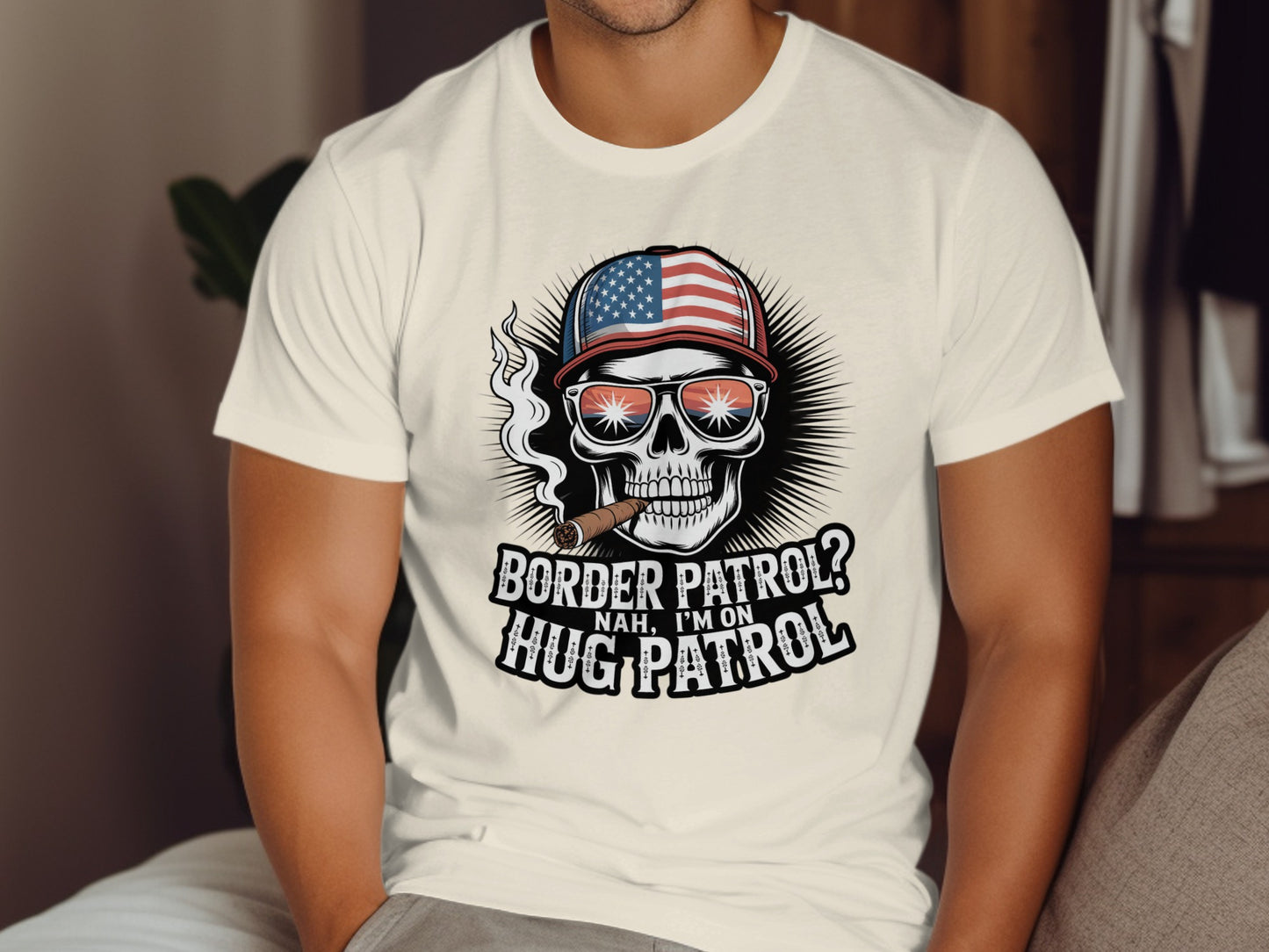 Border Patrol Nah I'm On Hug Patrol T-Shirt Product