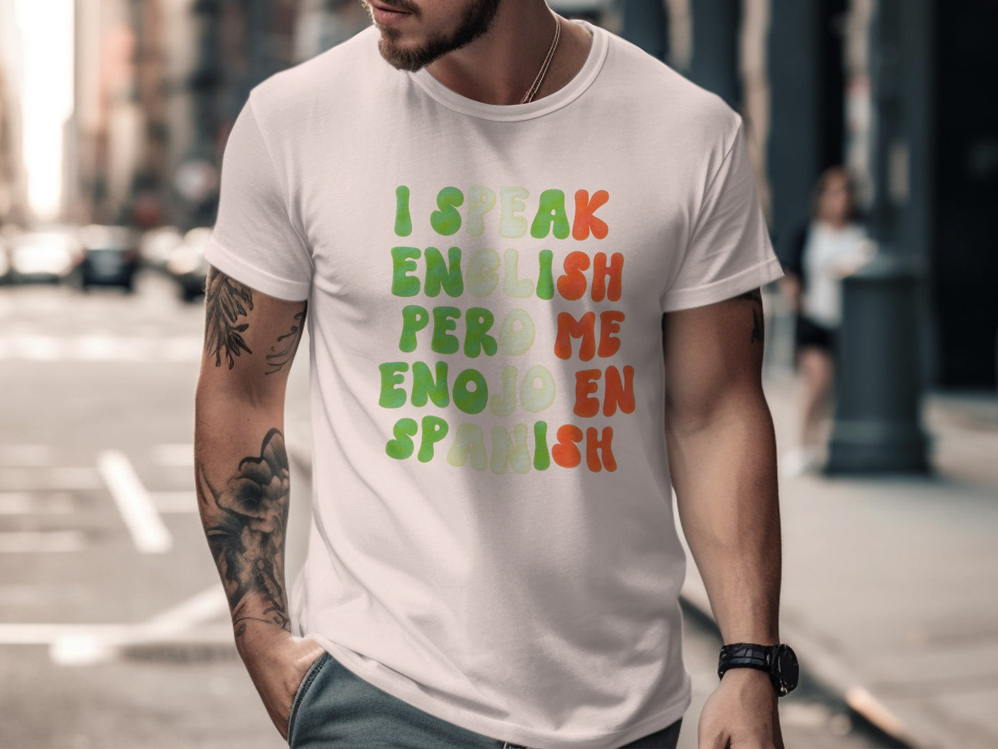 I Speak English Pero Me Enojo En Spanish Shirt product type