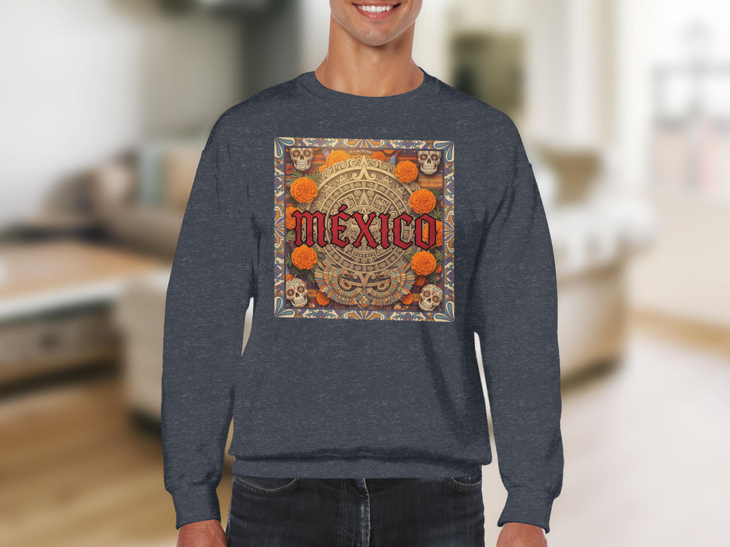 Mexico Inspired Aztec Design Printed Sweatshirt product type