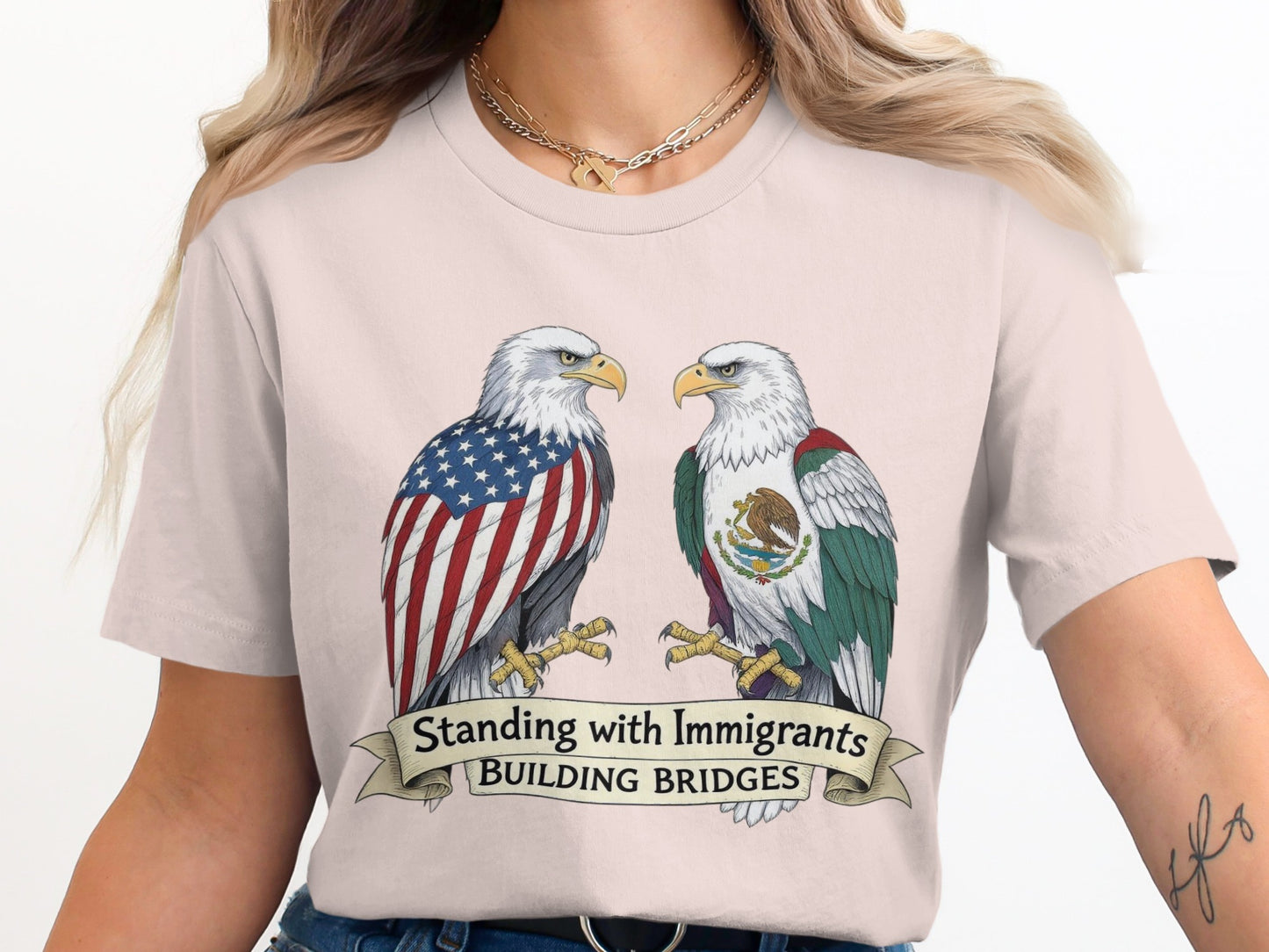 Standing with Immigrants Building Bridges product type