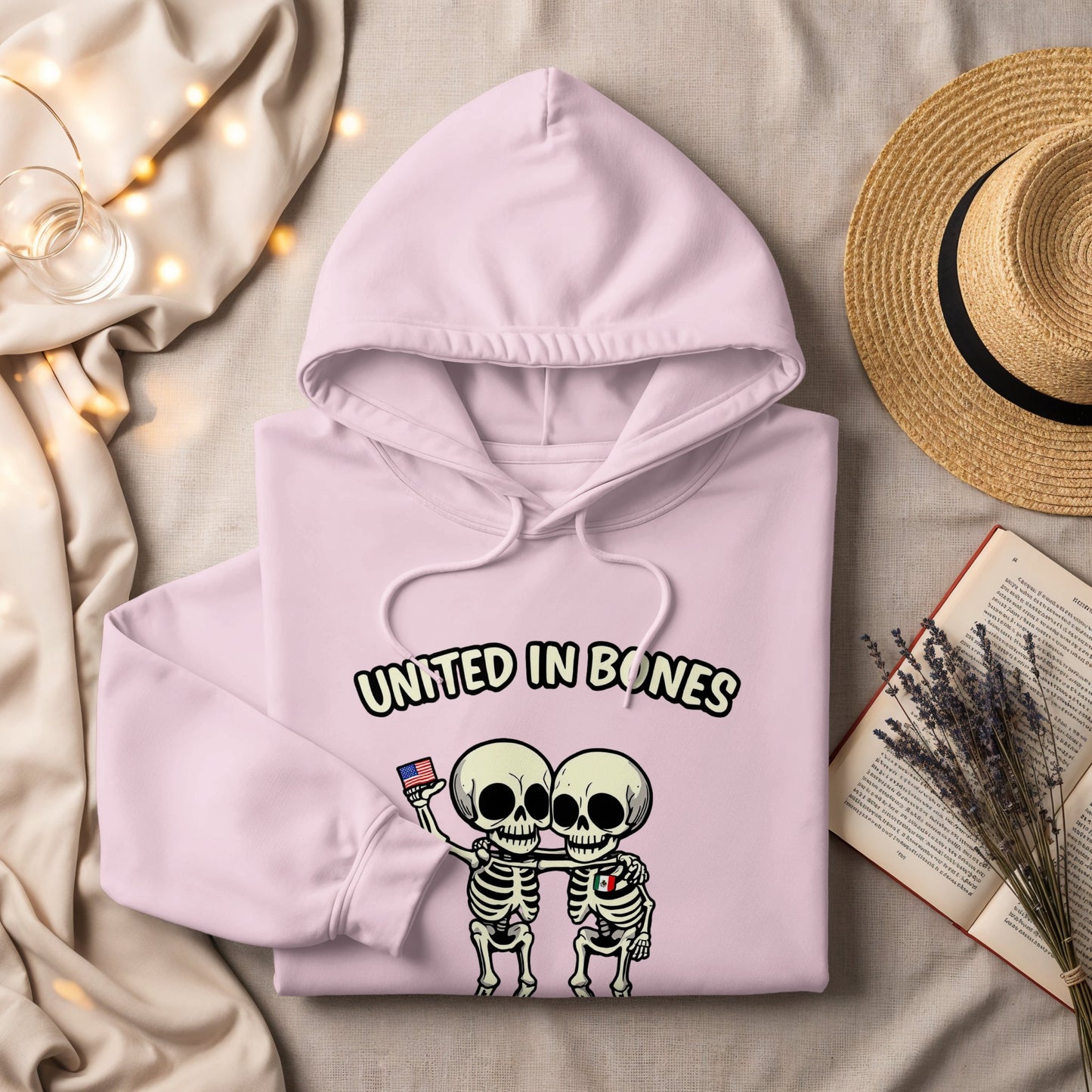 United in Bones Skeleton Friends Hoodie product
