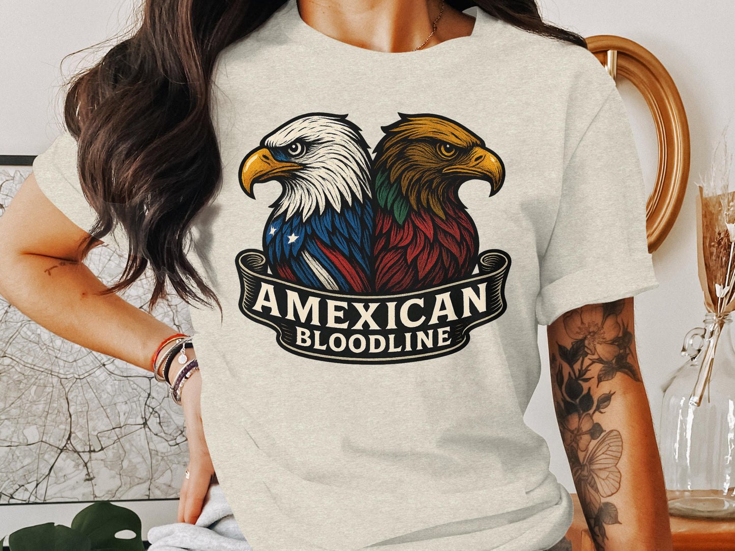 Amexican Bloodline Graphic Printed T-shirt product