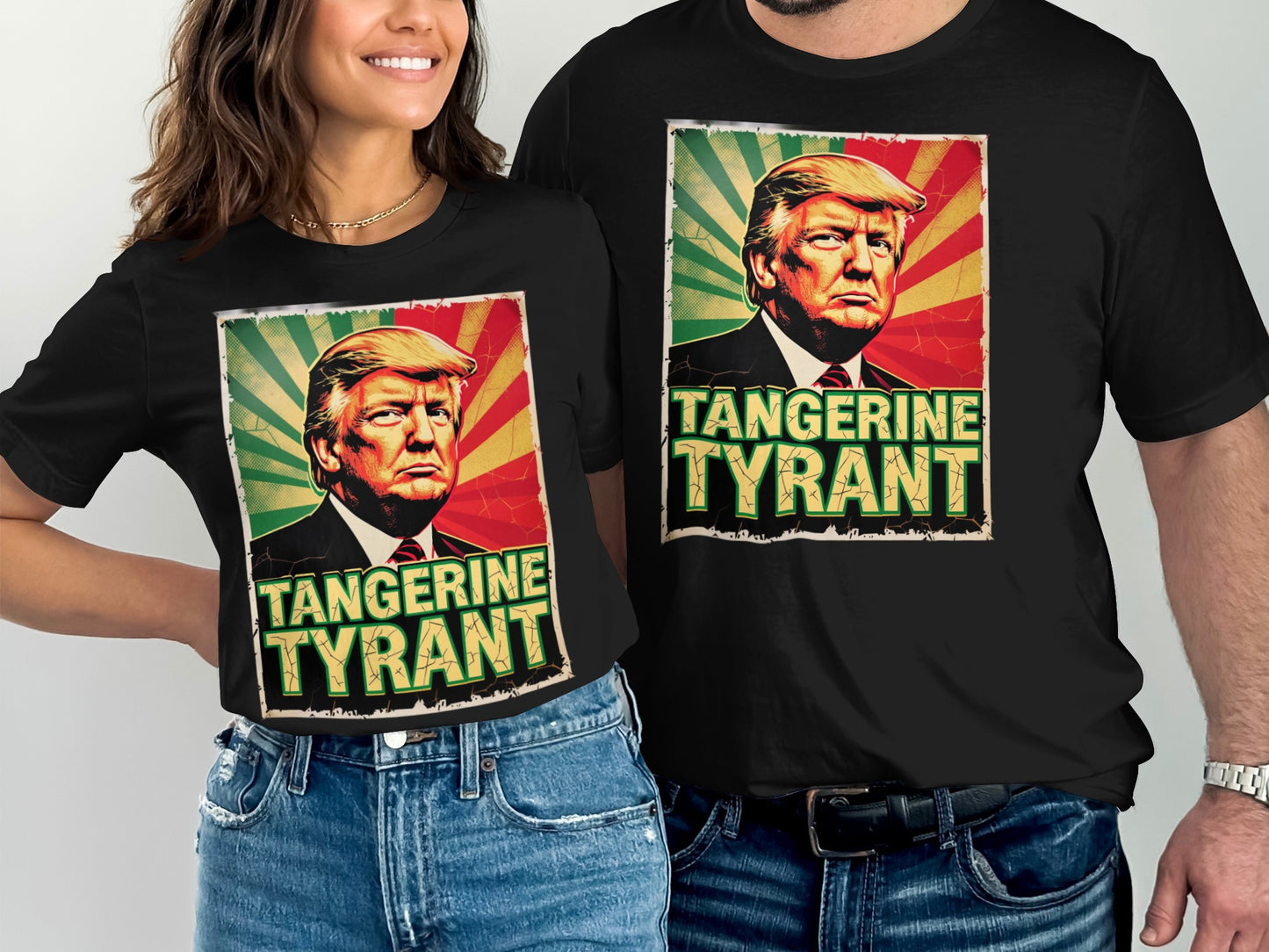 Tangerine Tyrant Graphic T-shirt stylish clothing product