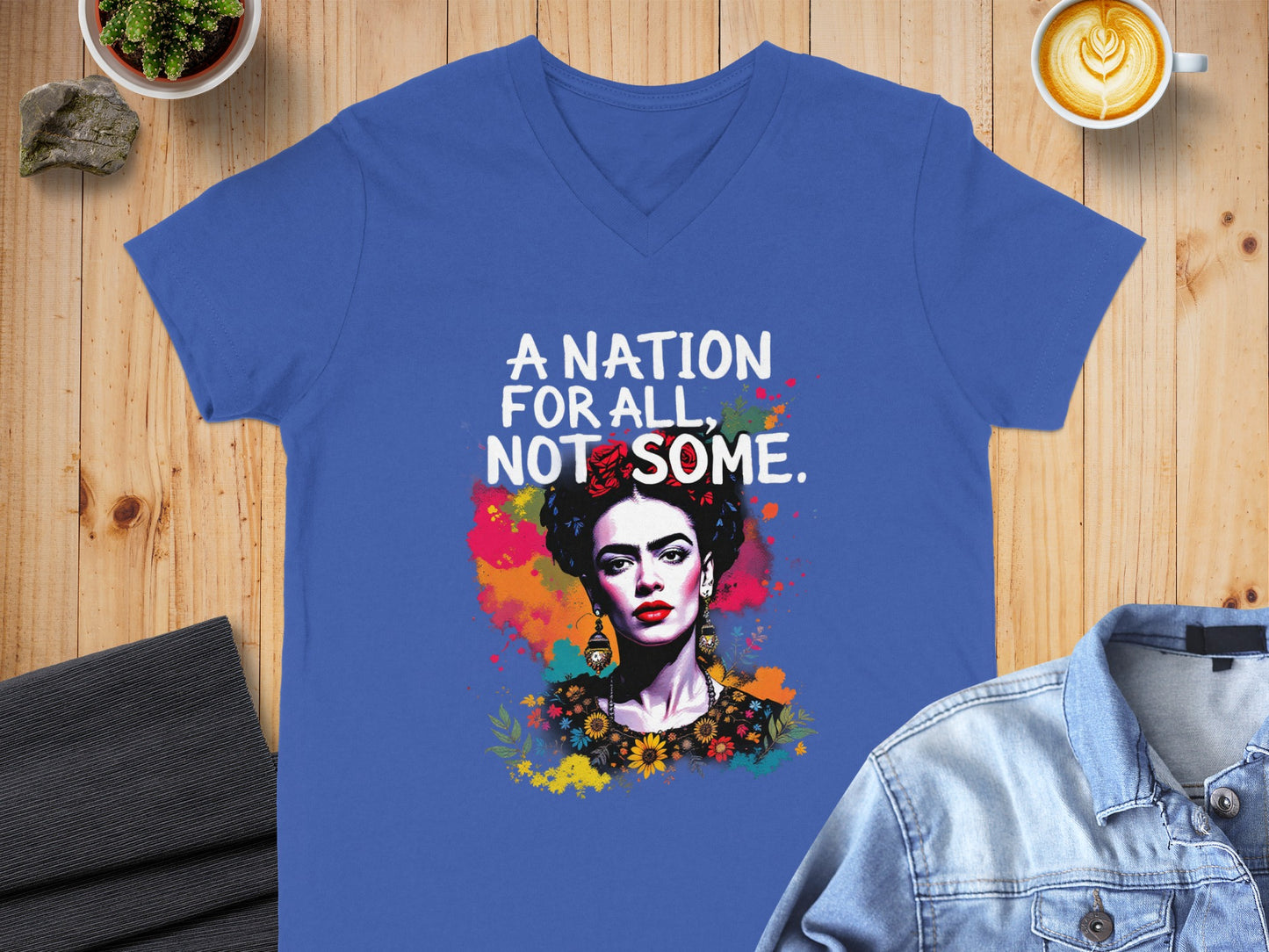 A Nation For All Not Some Vibrant T-shirt Design
