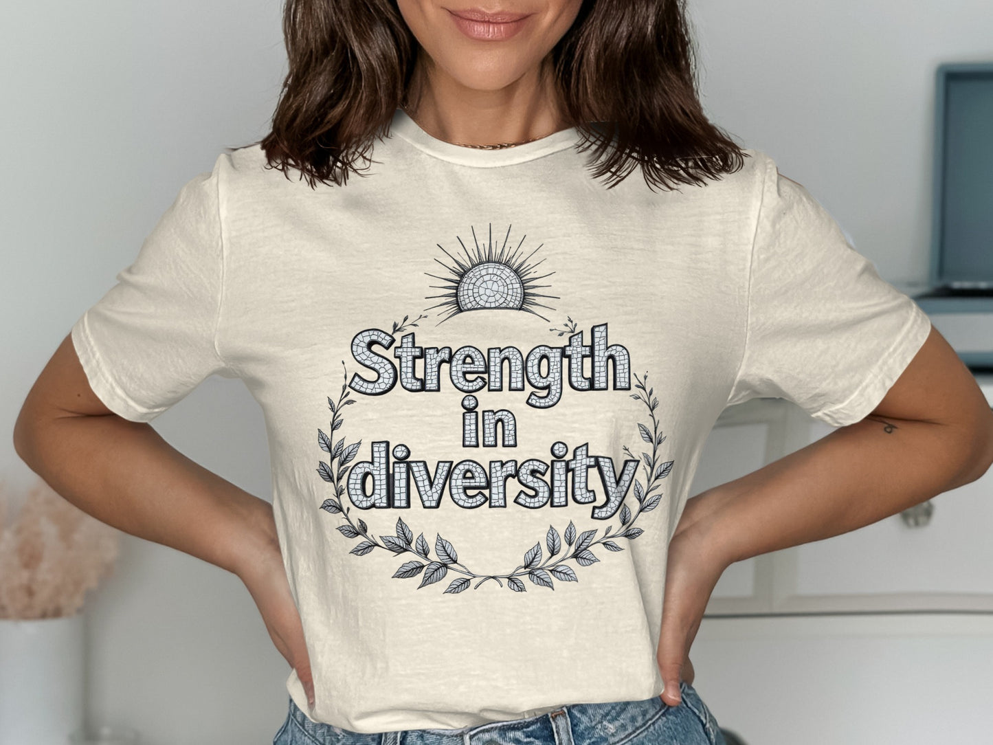 Strength in Diversity Sun and Branches T-shirt