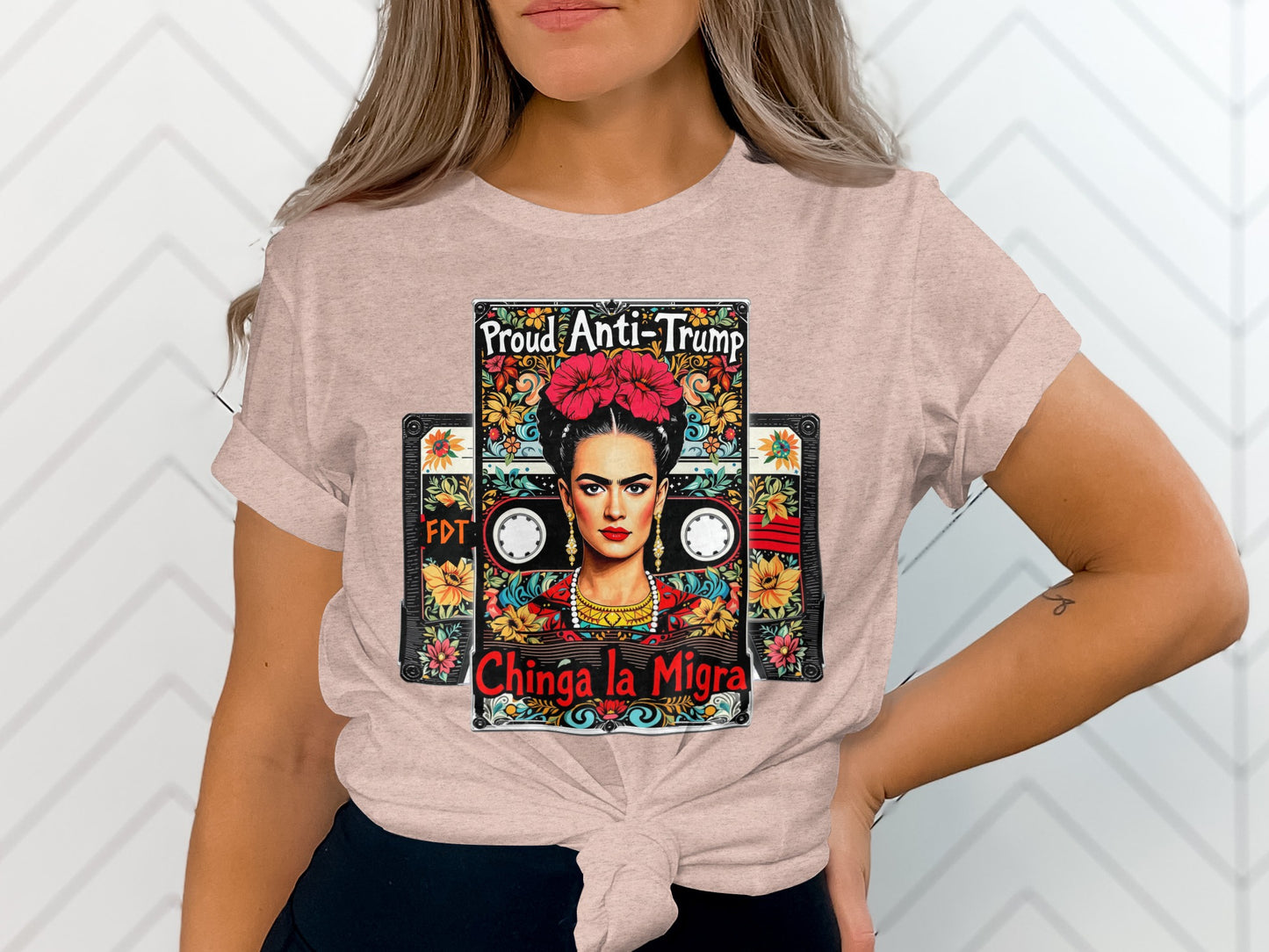 Proud Anti-Trump Chinga la Migra Graphic Shirt product type