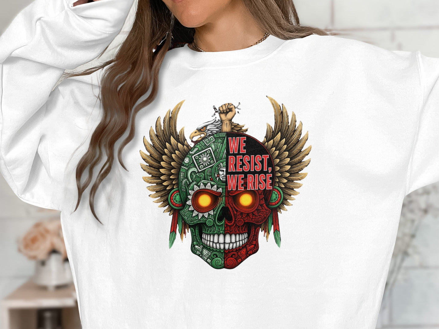 We Resist We Rise Graphic Design Sweatshirt product