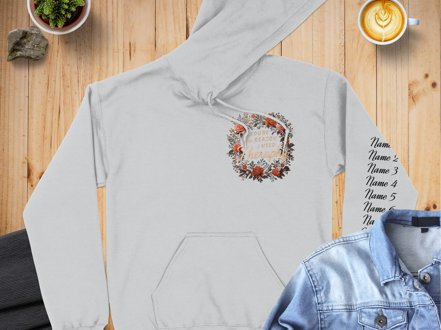 Your Reason I Keep Going Floral Hoodie product