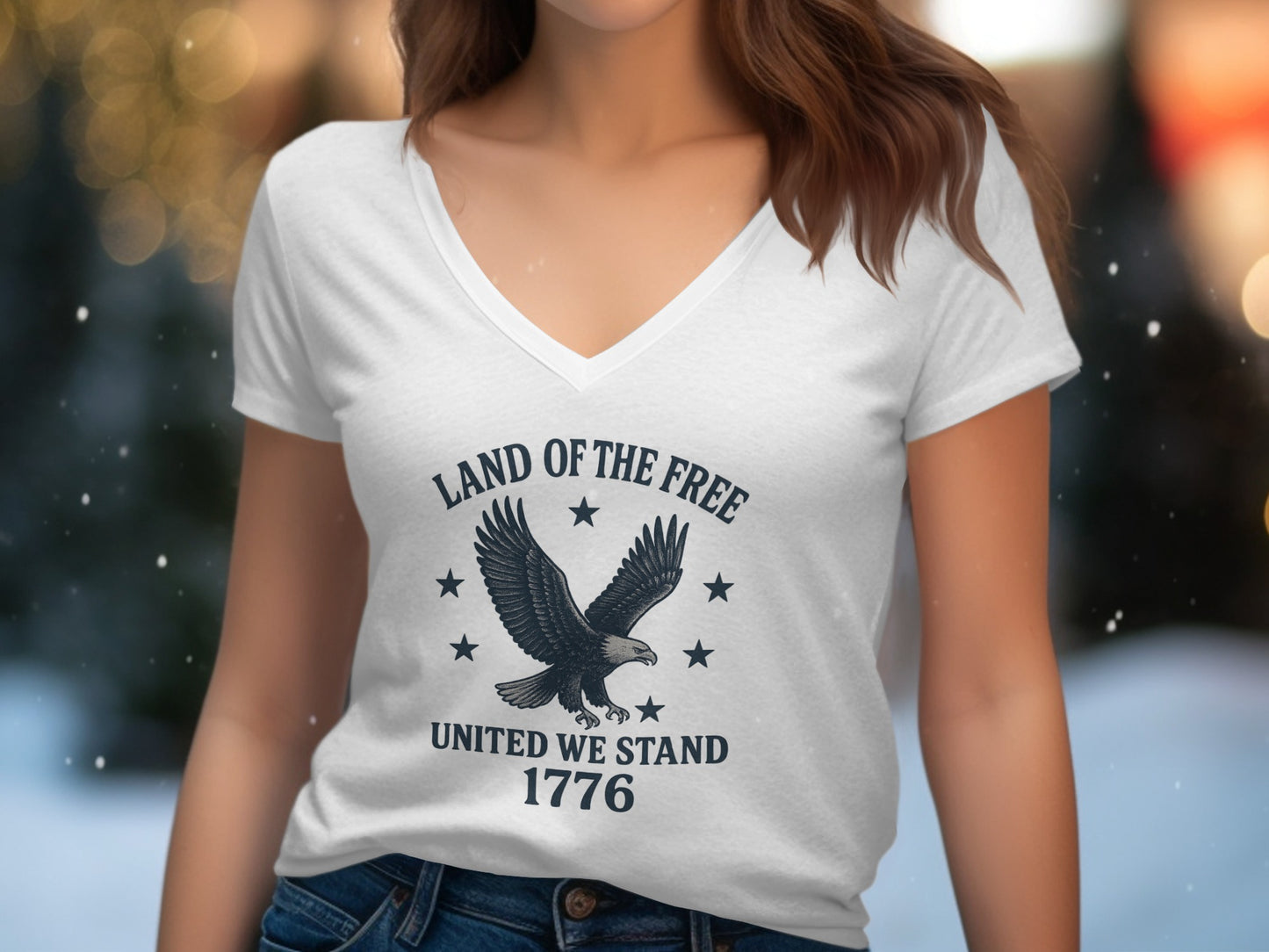 Land of the Free United We Stand 1776 Shirt Product