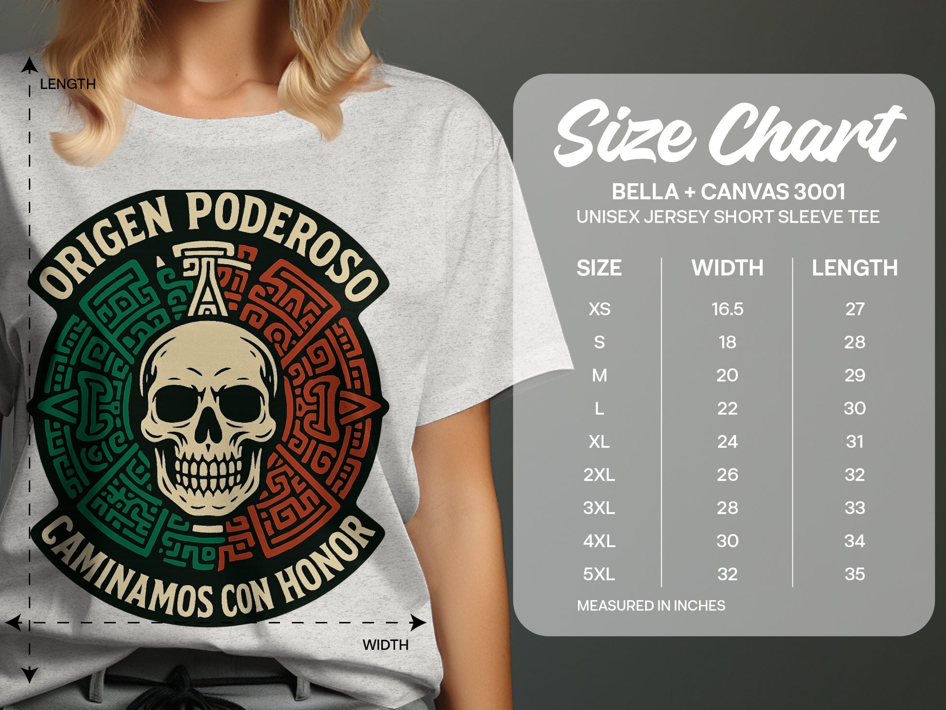 Origen Poderoso Caminamos Con Honor Graphic Tee product