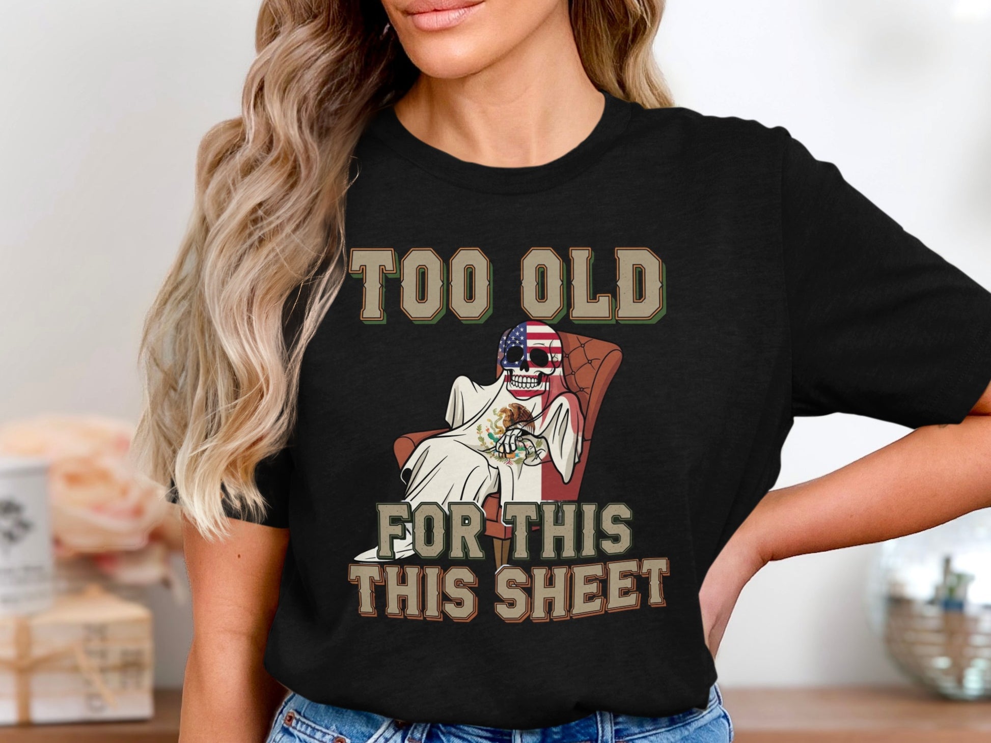 Too Old For This Sheet Graphic T-Shirt product