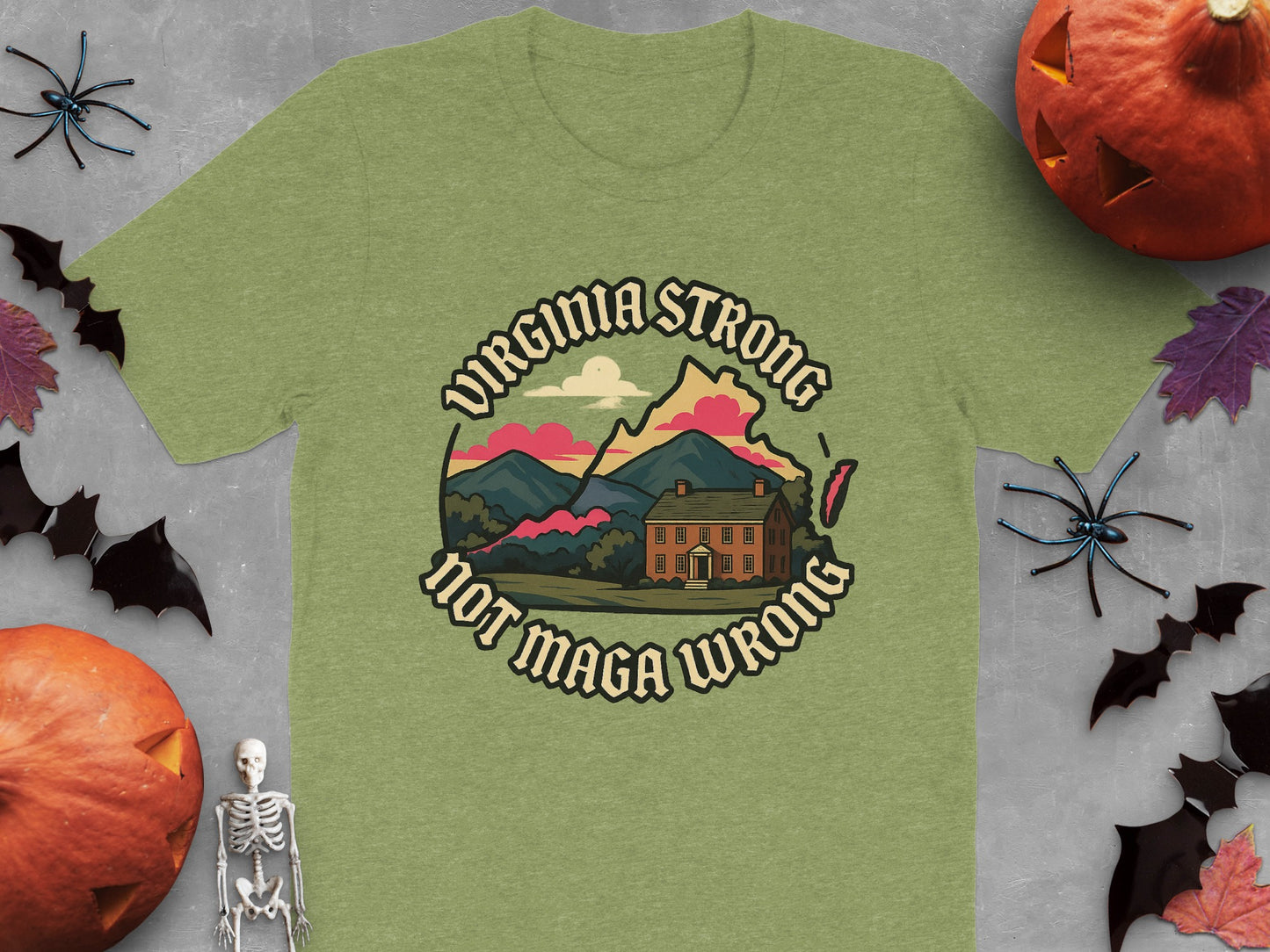 Virginia Strong Not Maga Wrong Shirt product type