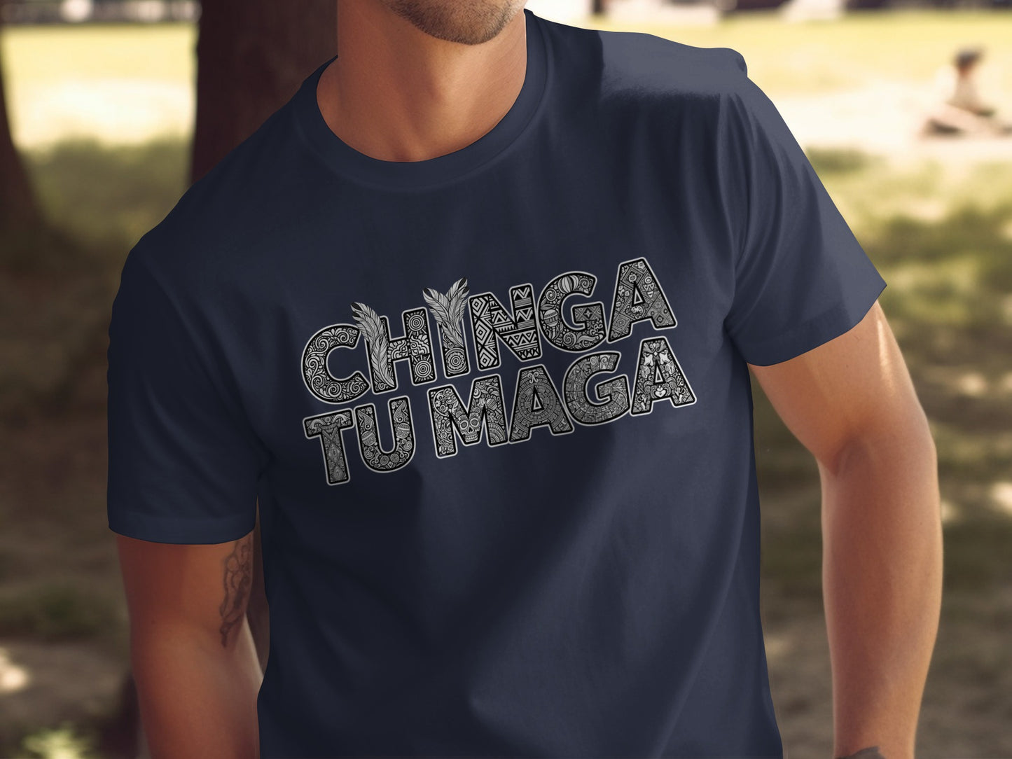 Chinga Tu Maga Graphic Tee Shirt product