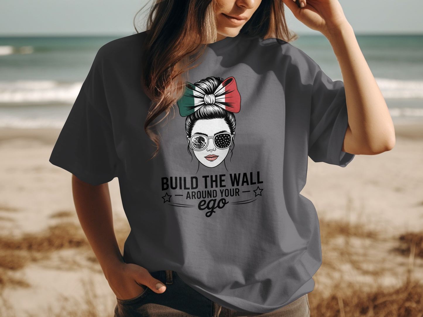 Build The Wall Around Your Ego Graphic Shirt Product