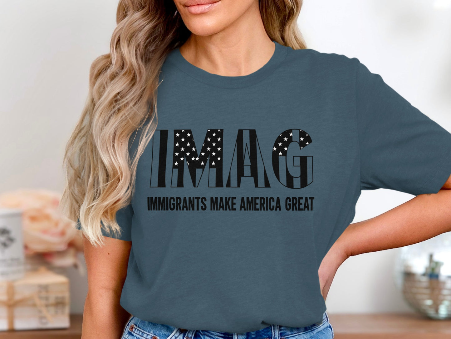 Immigrants Make America Great Graphic Tee product