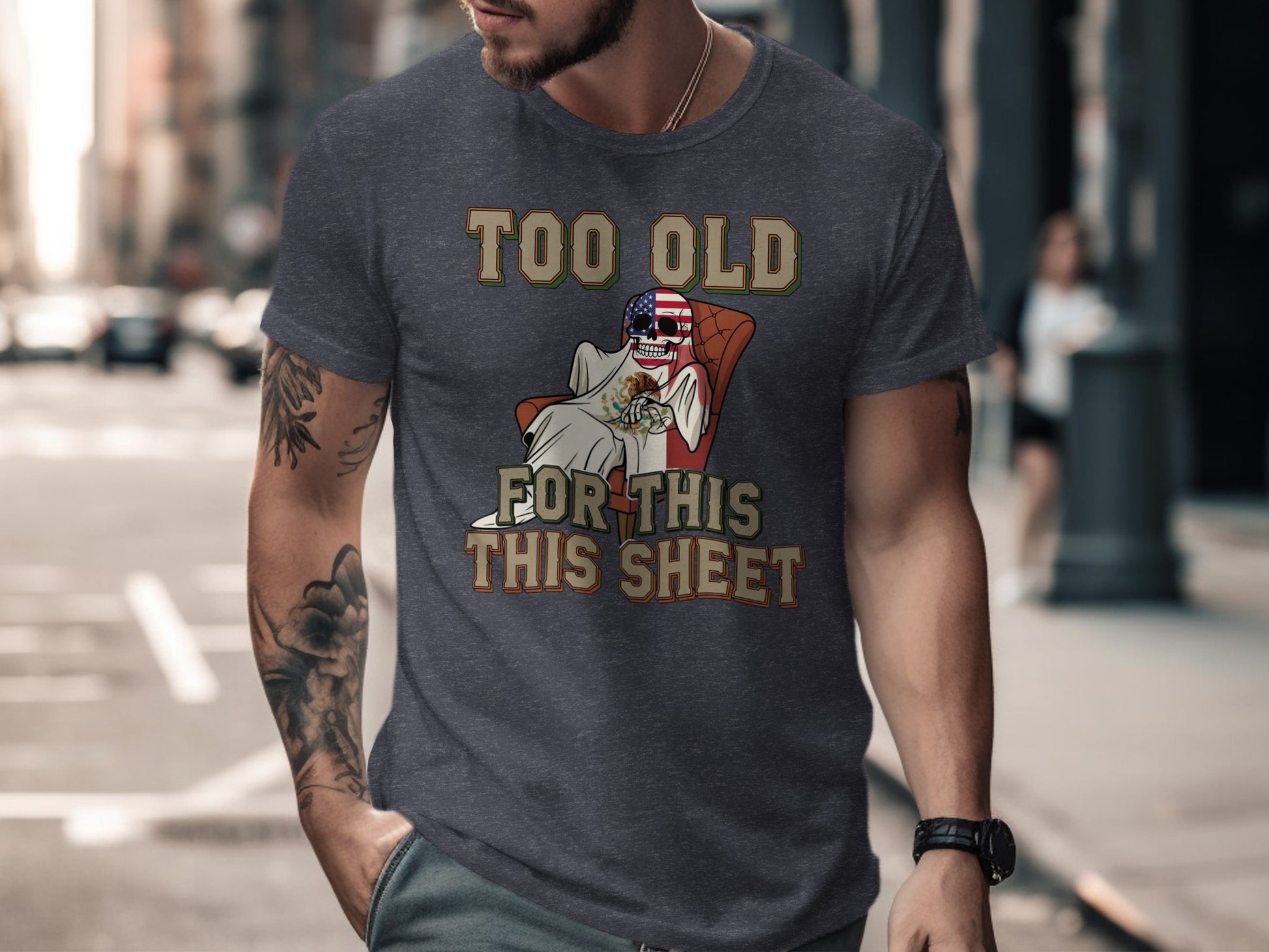 Too Old for This Sheet Graphic T-Shirt product type