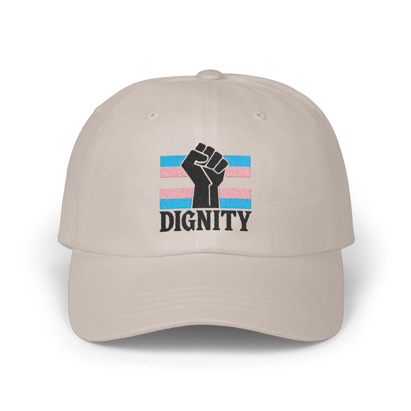 Dignity Embroidered Black Fist Trans Pride Hat product