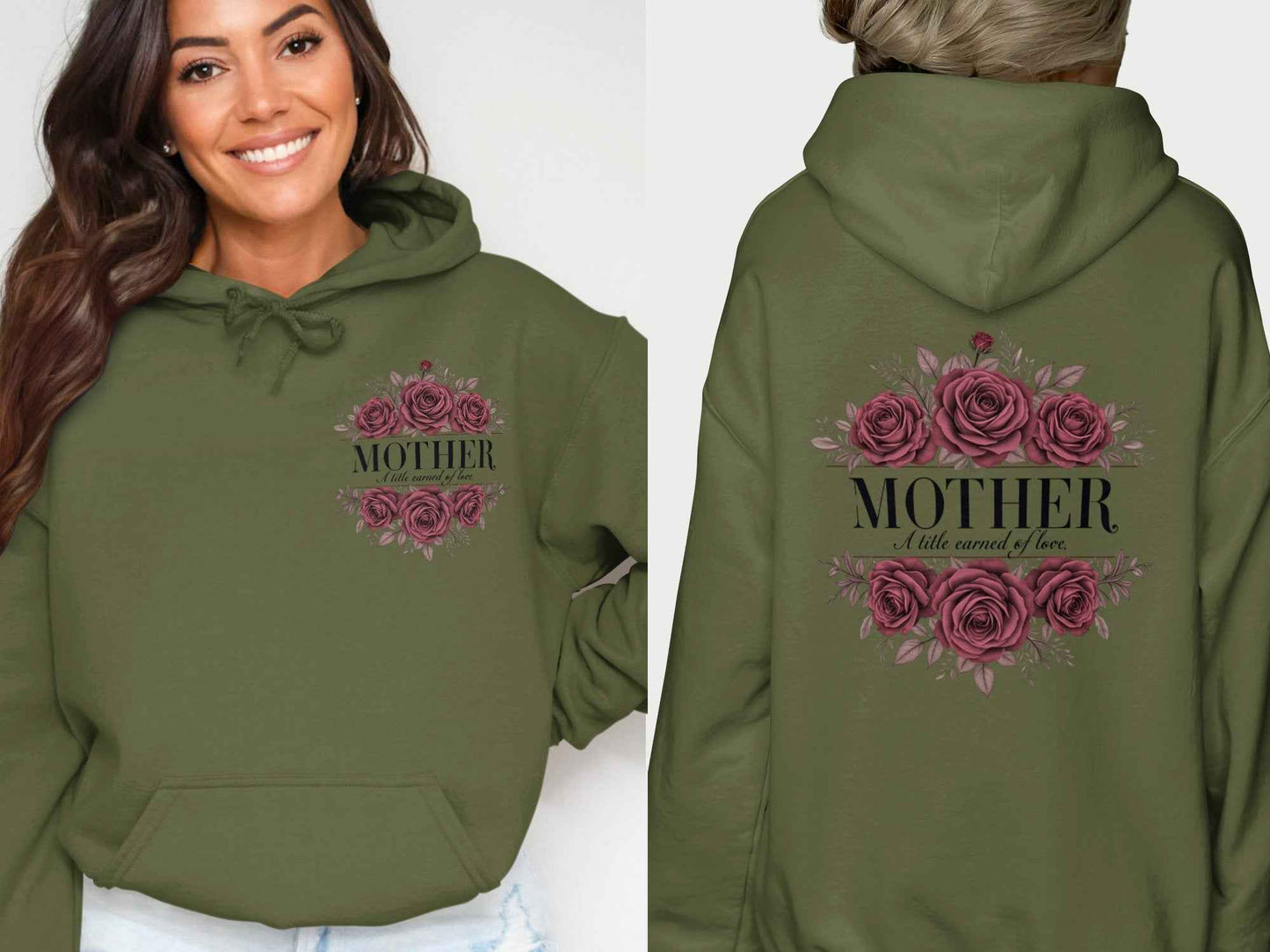 “Mom Shirts: New Mother Love Roses Gifted Hoodies”