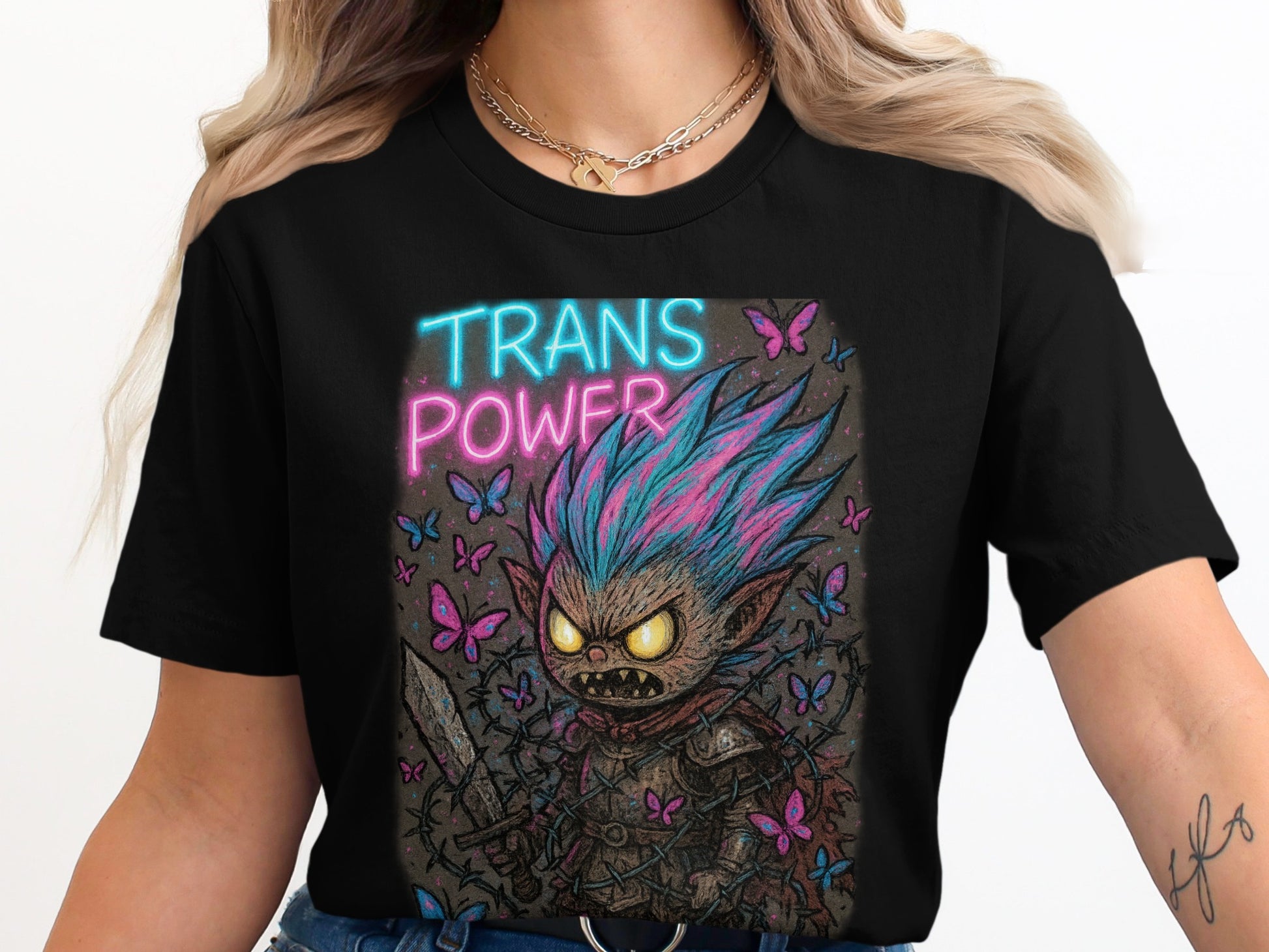 Fierce Trans Power Graphic Design T-Shirt product type