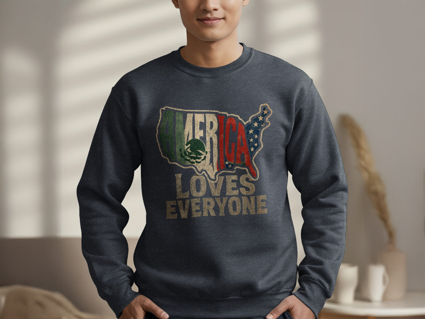 America Loves Everyone Graphic Sweatshirt product
