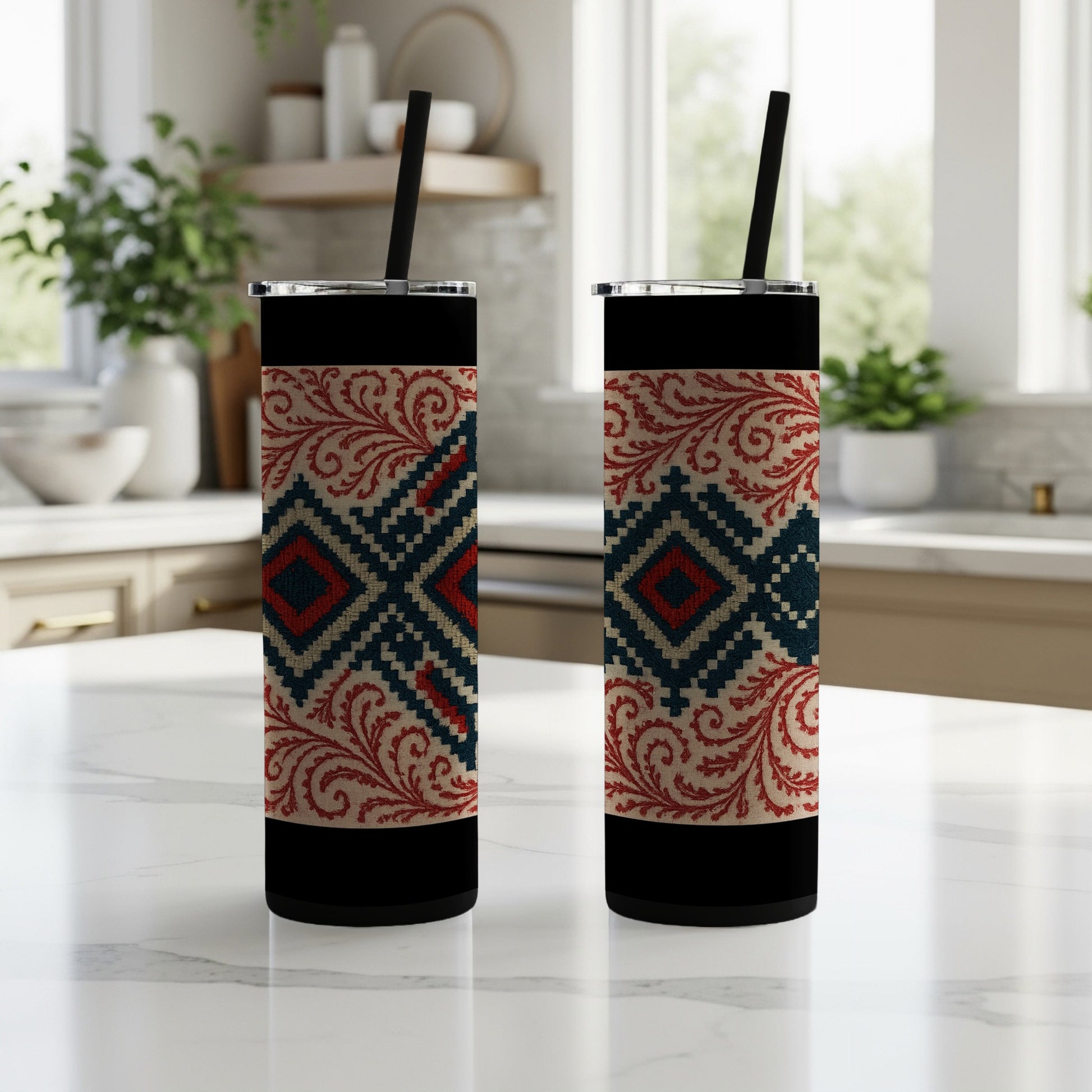 Geometric Pattern Reusable Tumbler Product Type