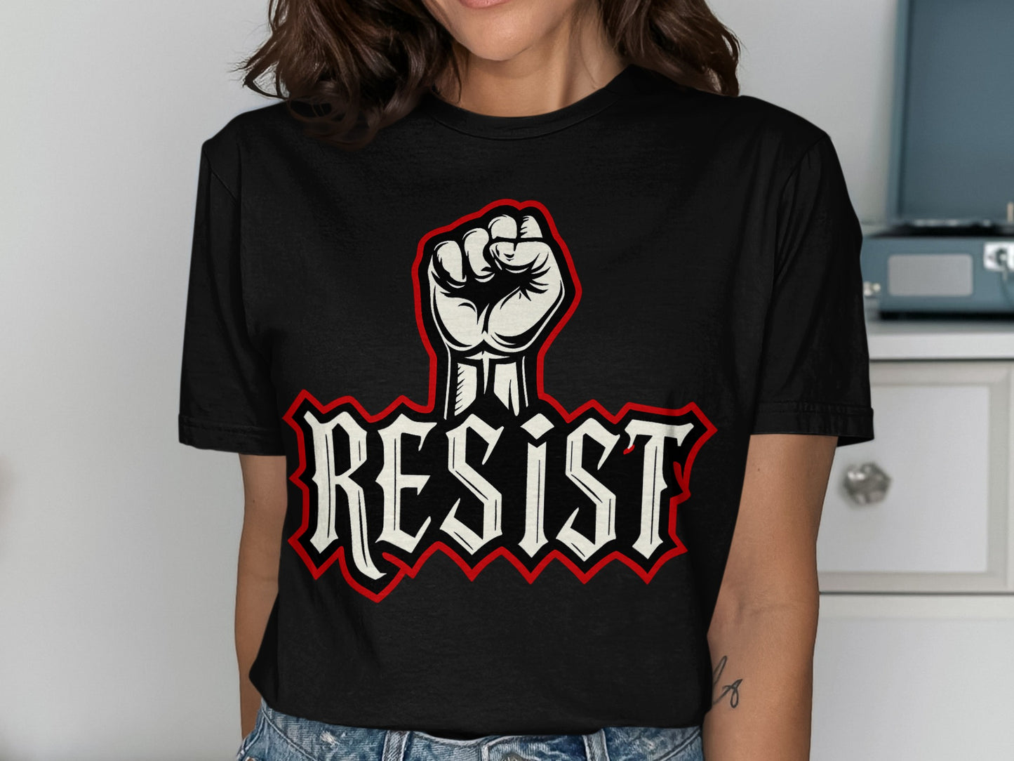 Bold Resist Graphic T-Shirt Empowerment Apparel product type