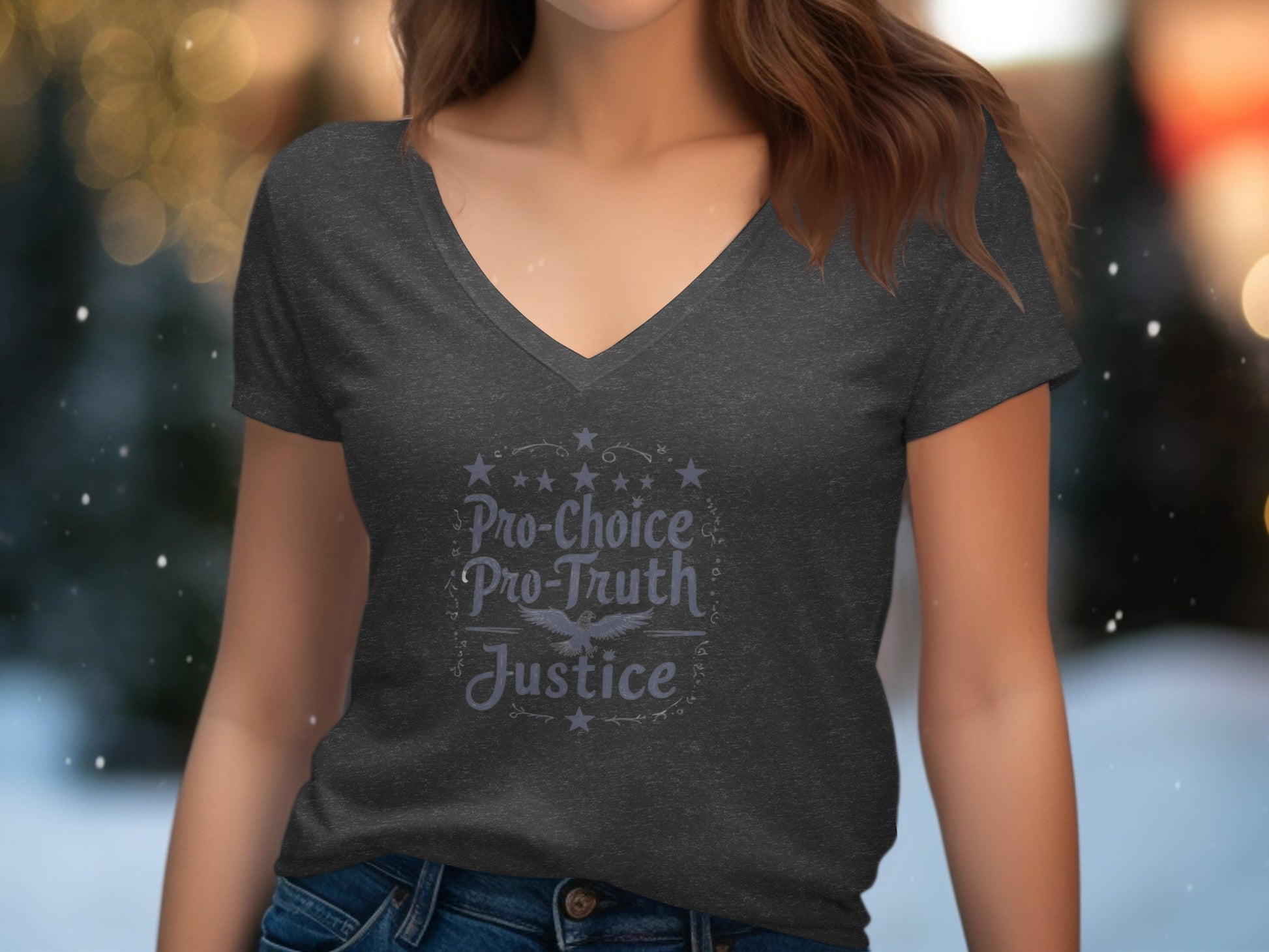 Pro-Choice Pro-Truth Justice Graphic T-shirt product type