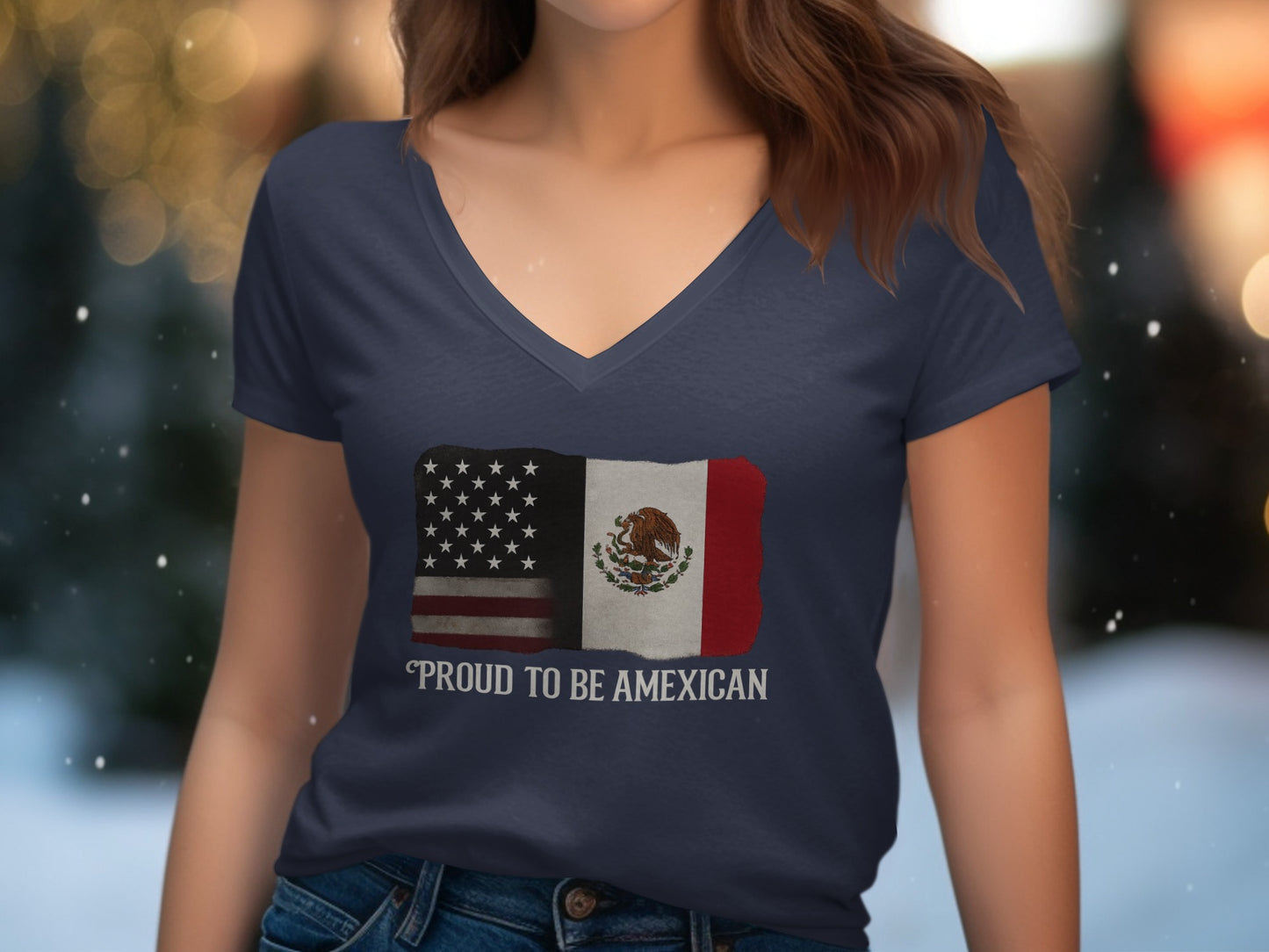 Proud to Be AMEXICAN Flag Graphic T-Shirt product