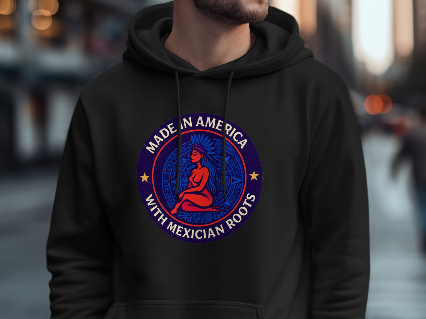 Made in America with Mexican Roots Hoodie product type