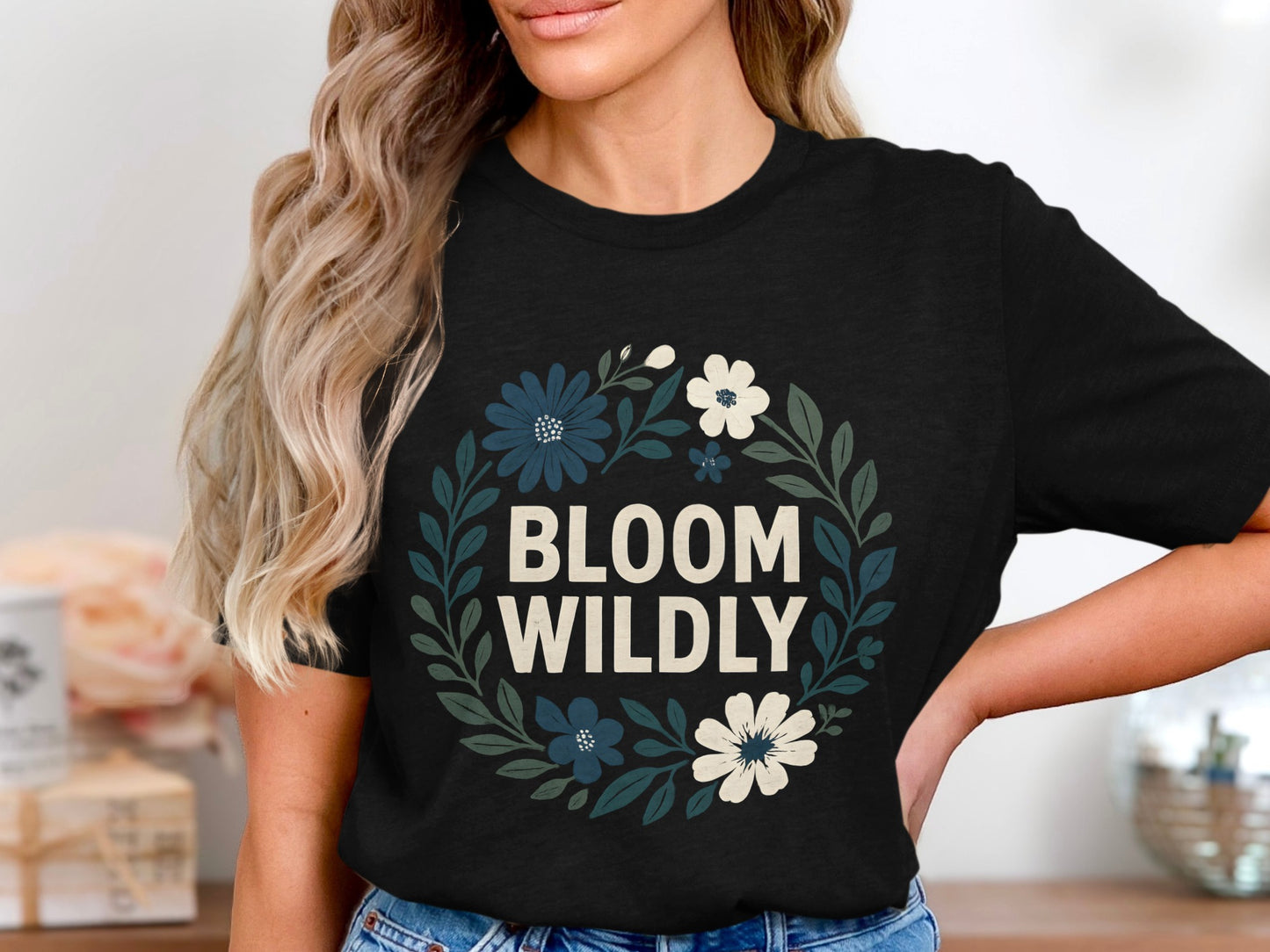 Bloom Wildly Floral Graphic Tee product