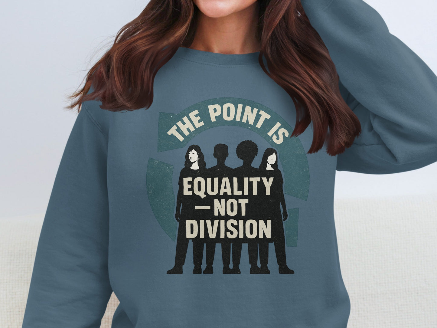 The Point Is Equality Not Division Sweatshirt product type