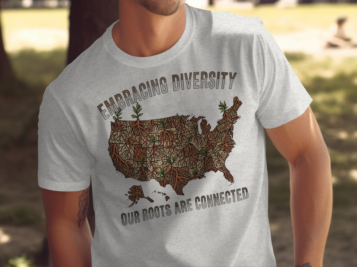 Embracing Diversity Our Roots Are Connected T-Shirt product