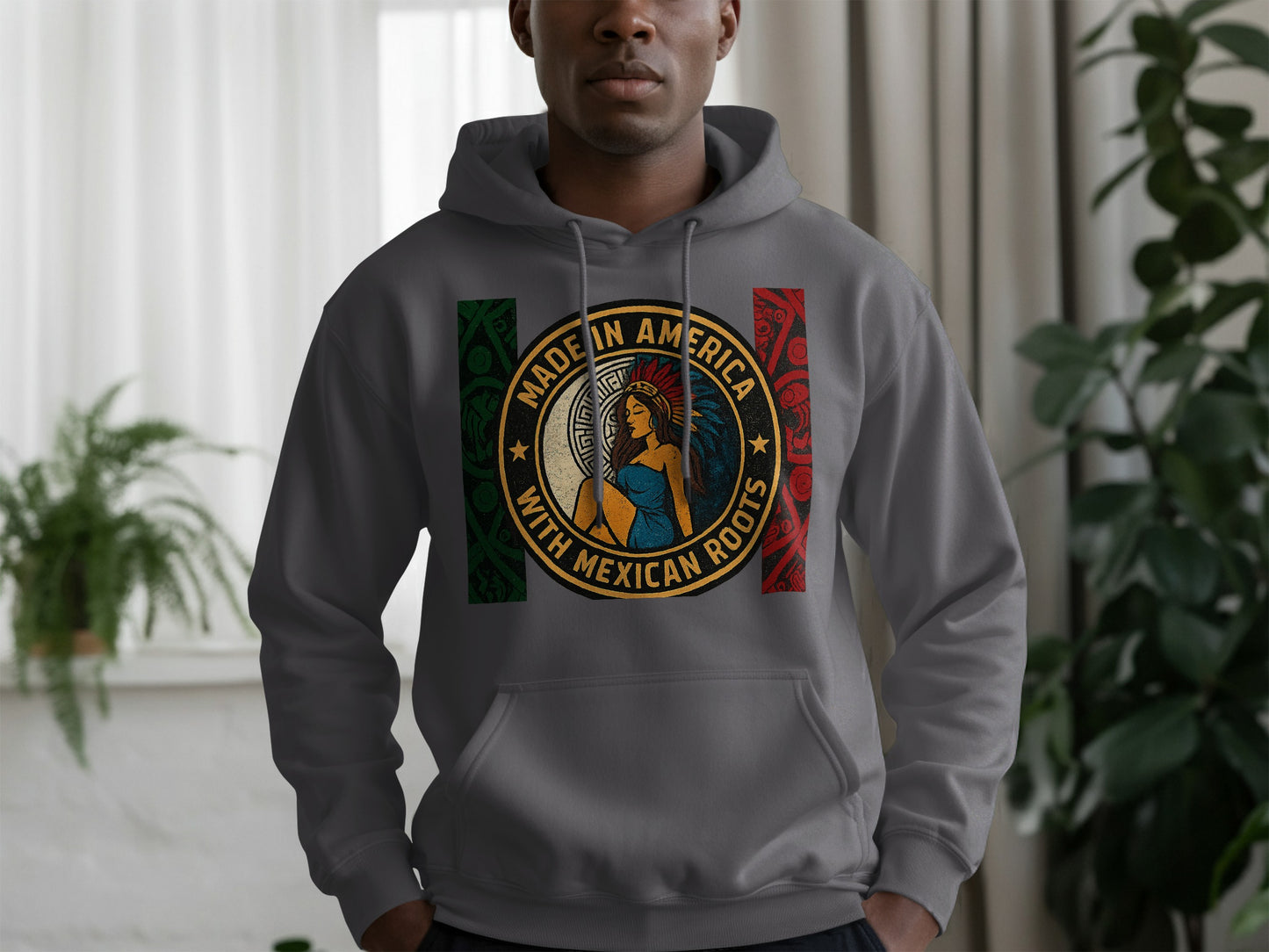 Made in America with Mexican Roots Hoodie product type