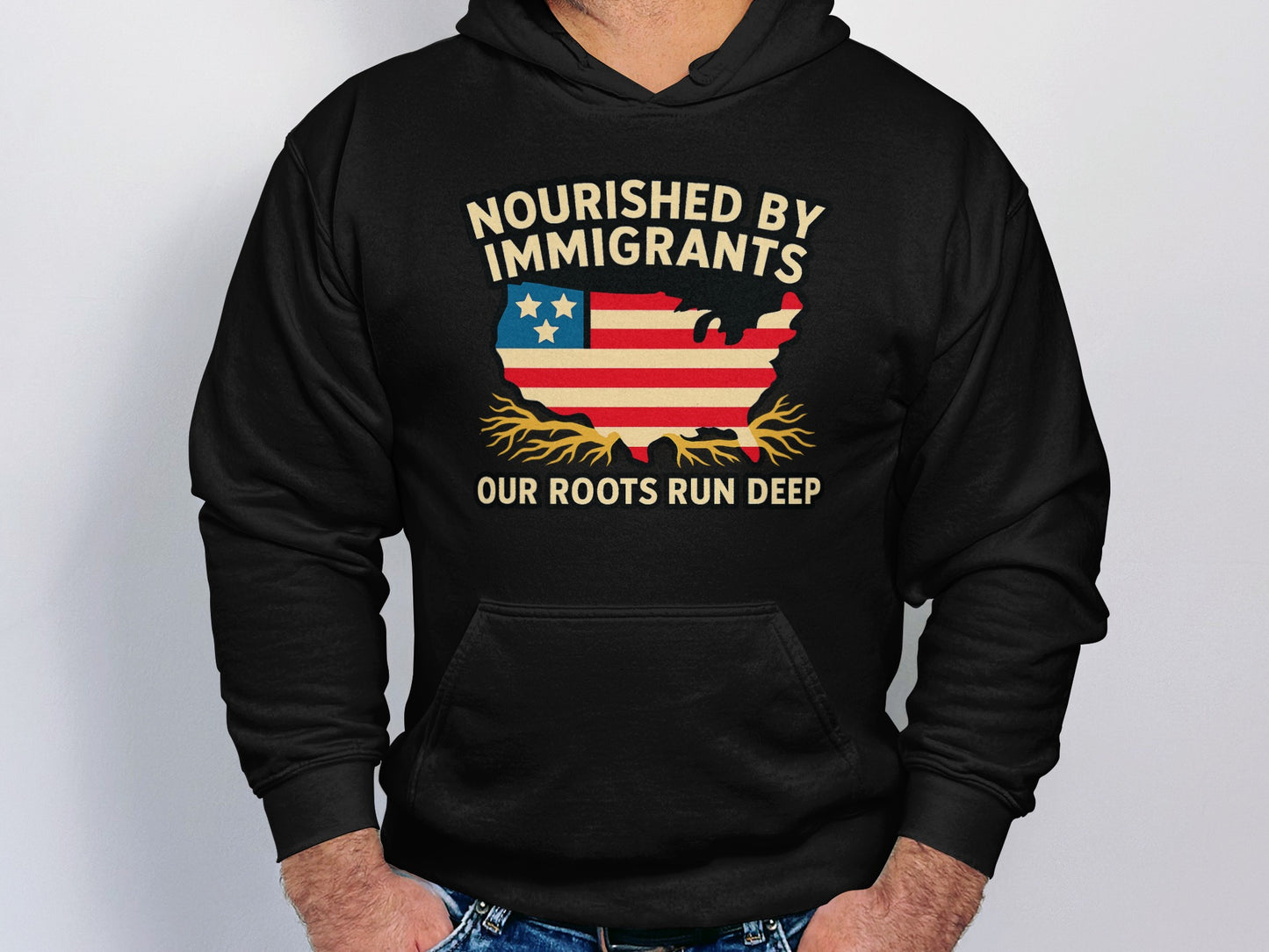 Nourished By Immigrants Our Roots Run Deep product type