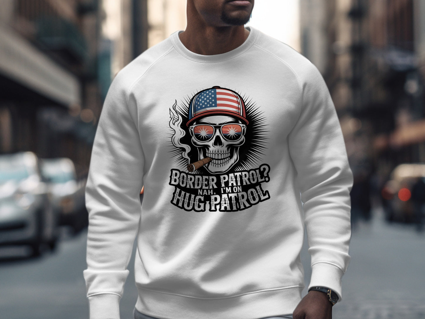 Border Patrol Nah I'm On Hug Patrol Sweatshirt Product