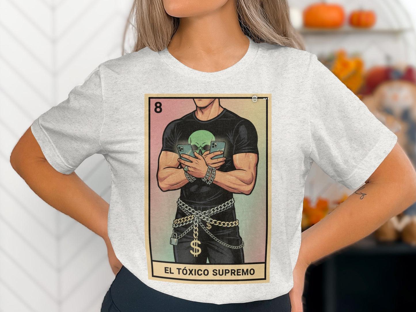 Unique El Tóxico Supremo Graphic Art T-Shirt product