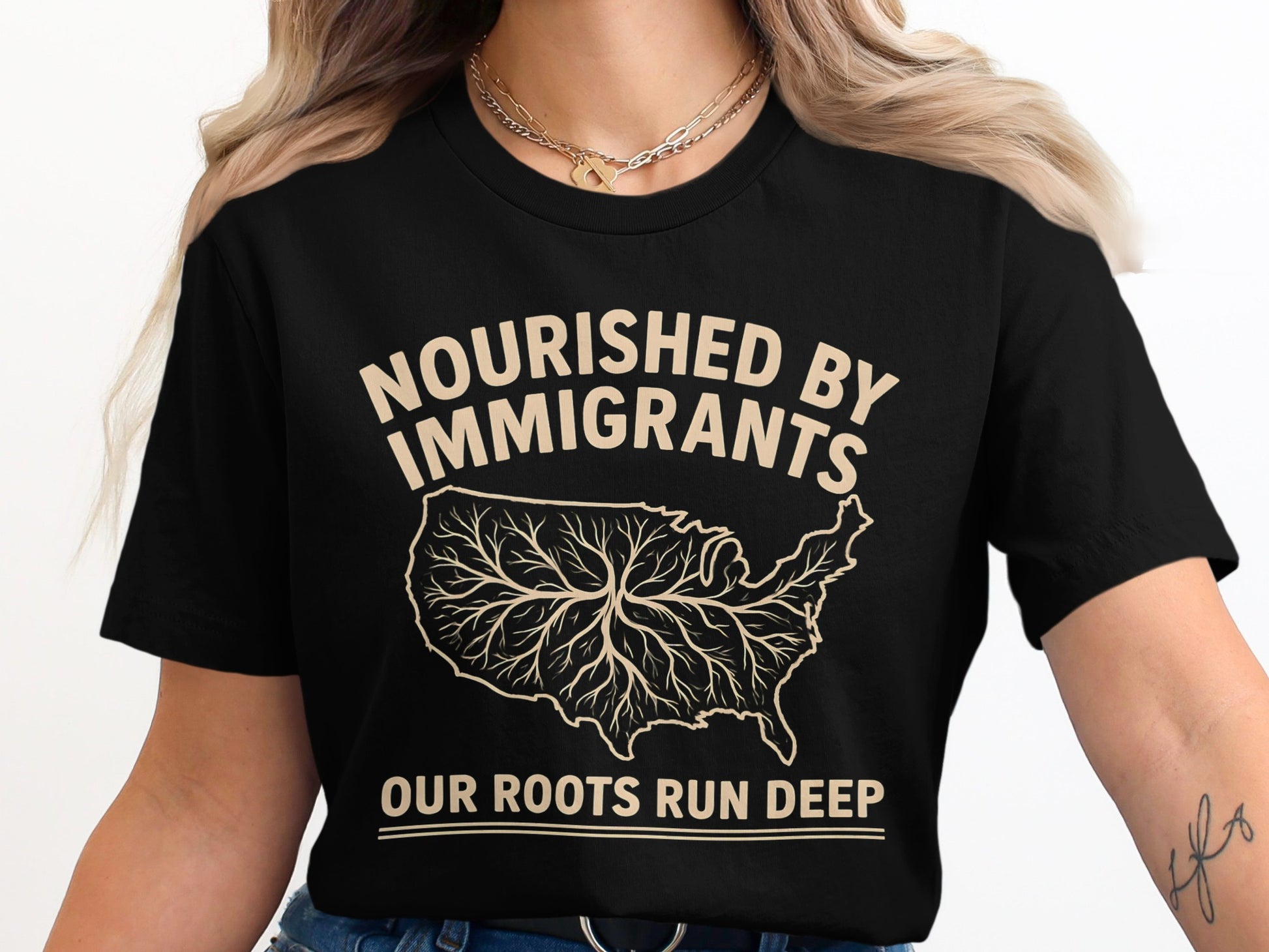 Nourished by Immigrants Our Roots Run Deep product type