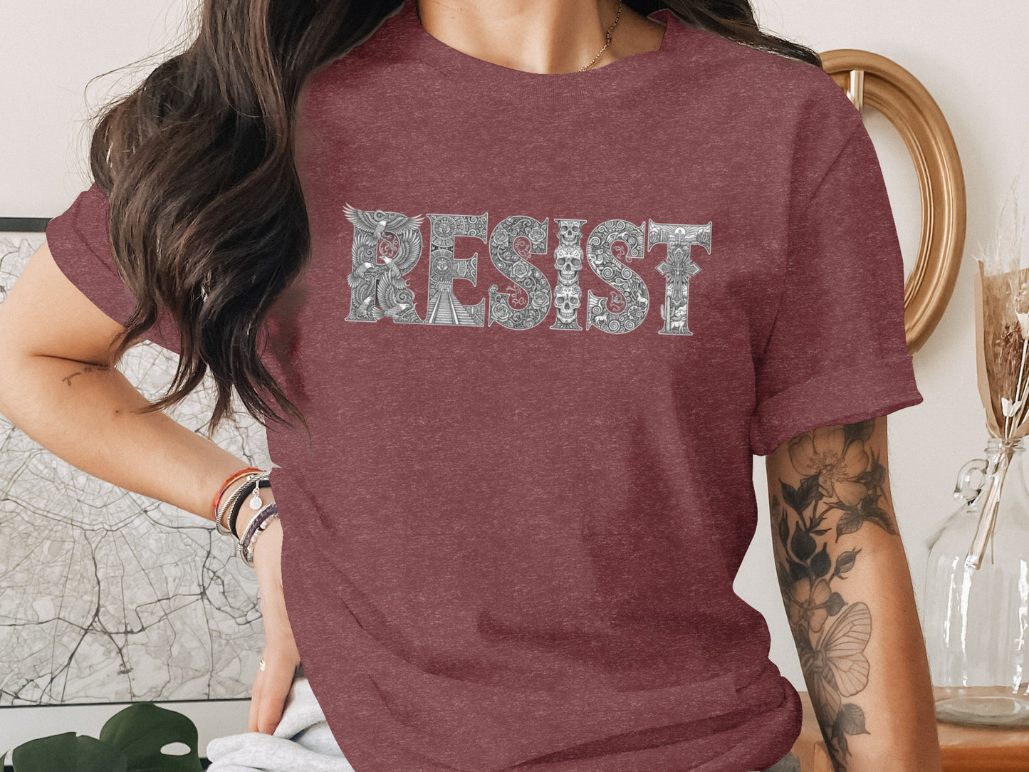 Resist Statement Tee Comfortable Casual Product Type