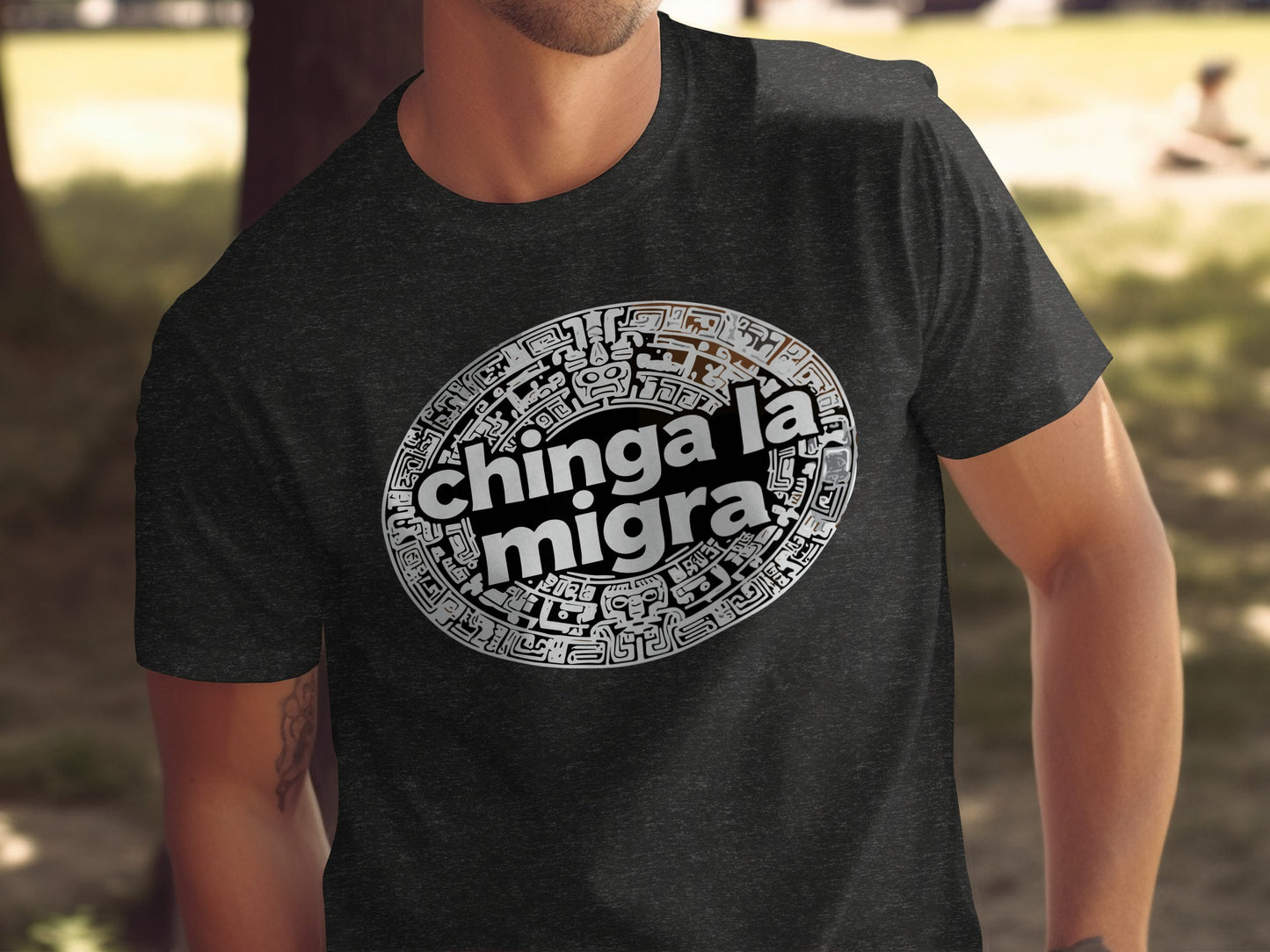Chinga La Migra Graphic Printed T-shirt product type