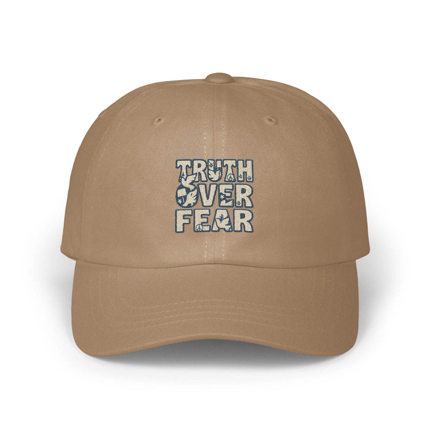 Truth Over Fear Motivational Embroidered Hat product