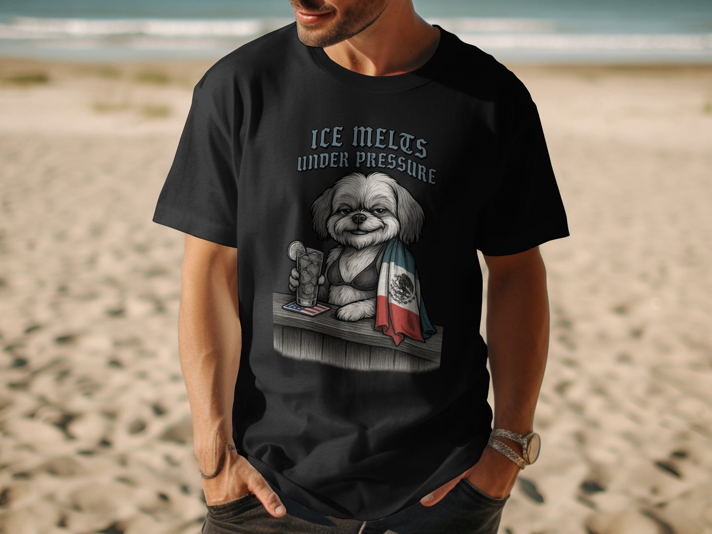 Ice Melts Under Pressure Short Sleeve Shirt product