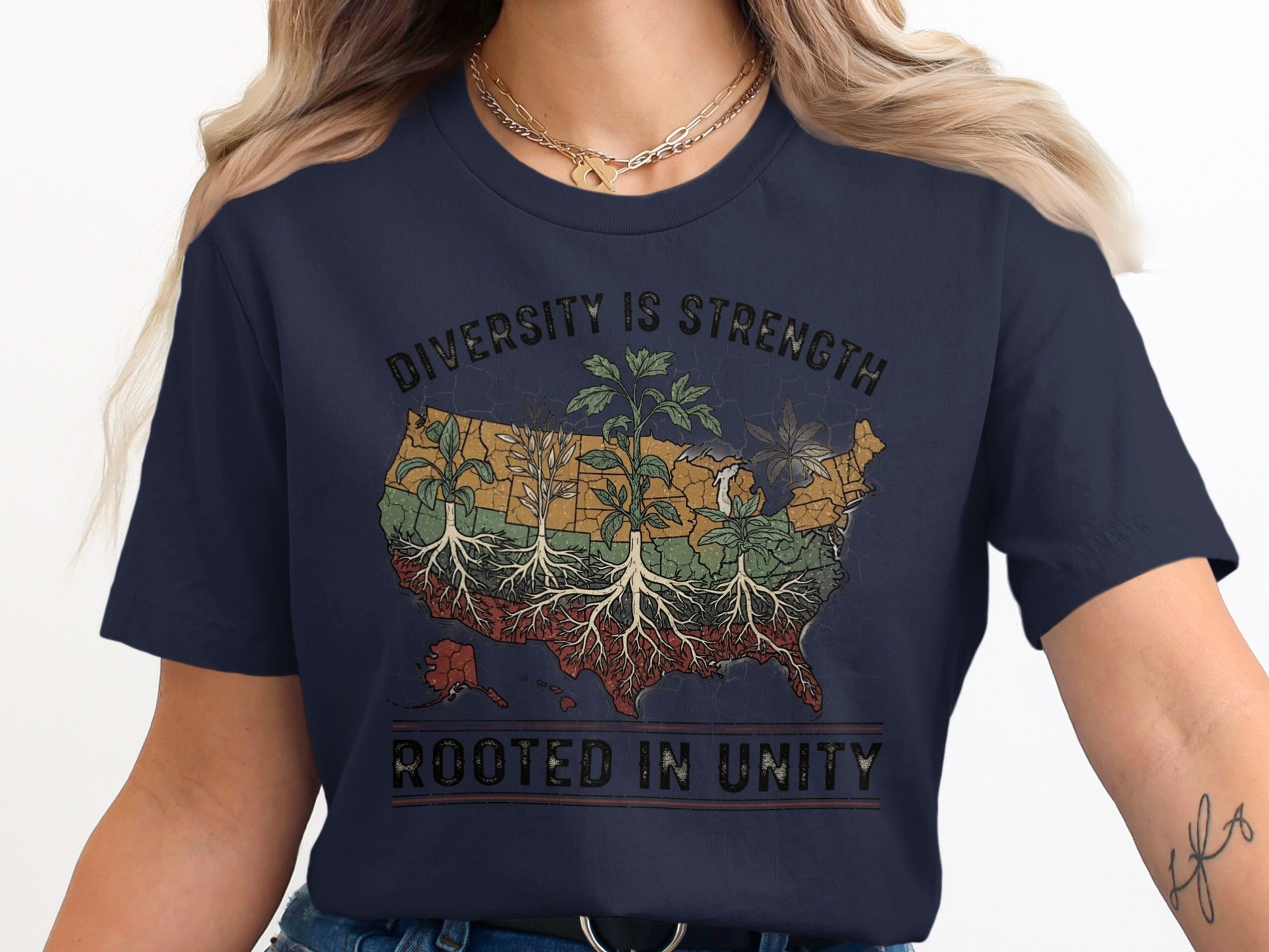 Diversity is Strength Rooted in Unity T-Shirt product