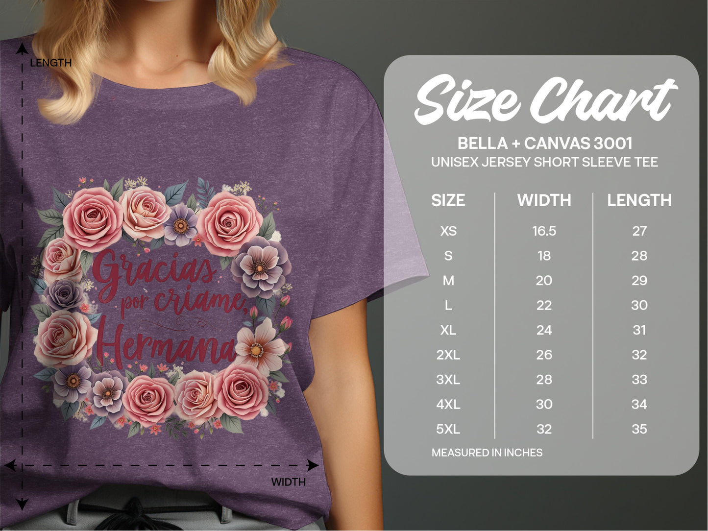 Gracias Por Cuidarme Hermana Floral Graphic product