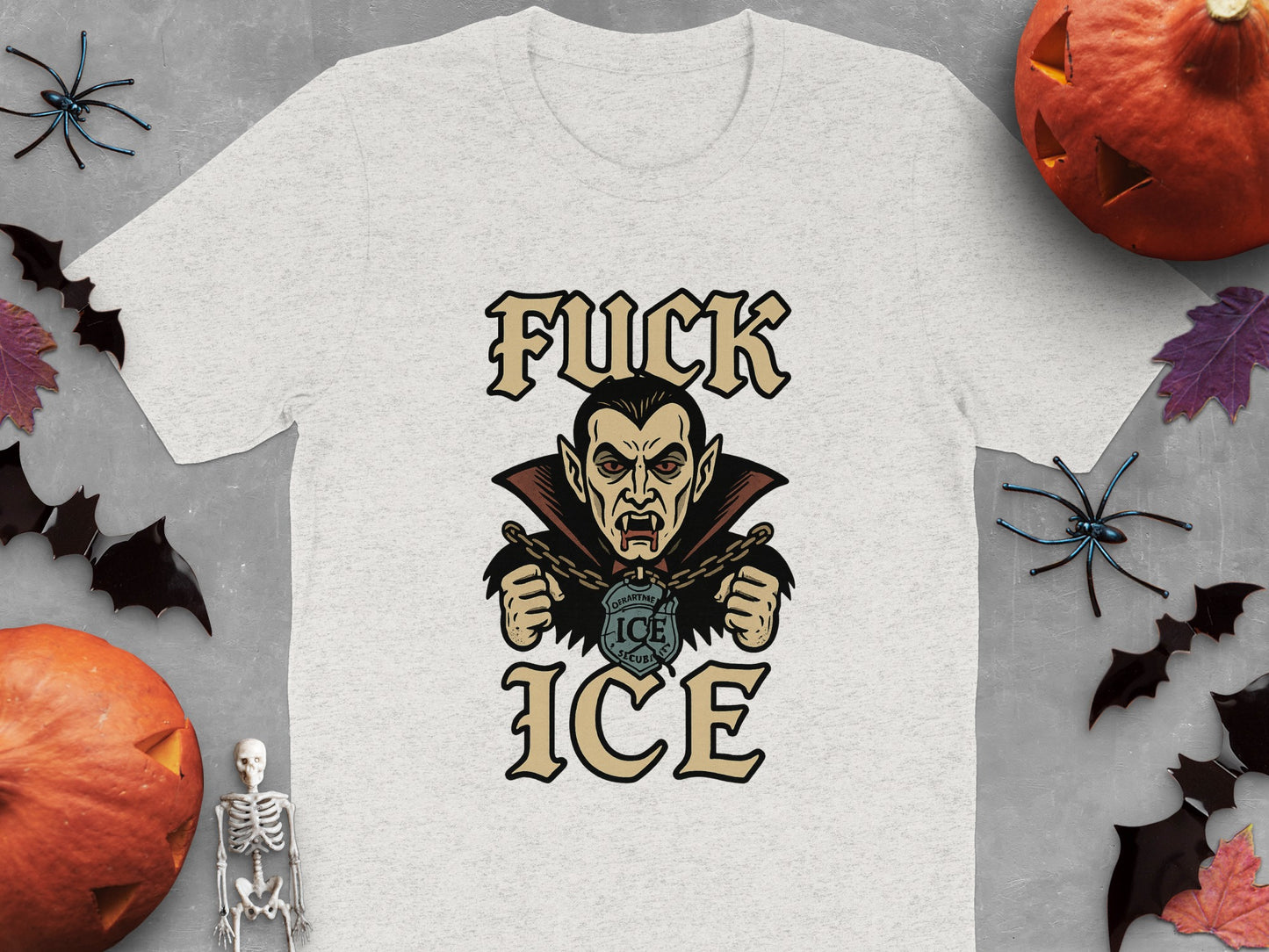 Fuck Ice Halloween Vampire Graphic T-shirt product type