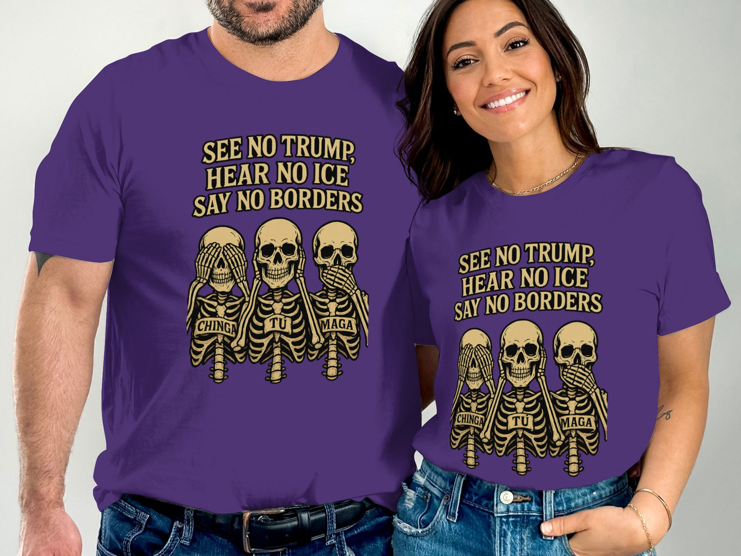 See No Trump Hear No Ice Say No Borders product type
